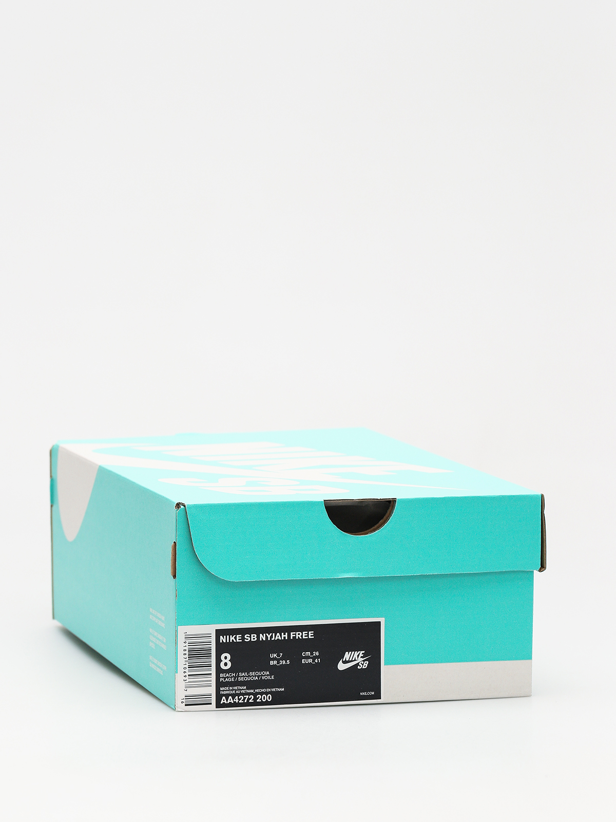 nike sb nyjah free beach & sail sequoia skate shoes