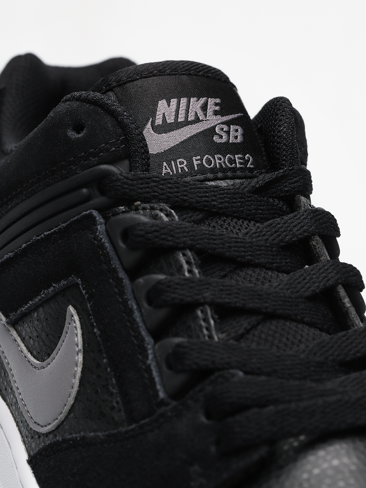 Buty Nike SB Sb Air Force II Low (black/gunsmoke white gum light brown)