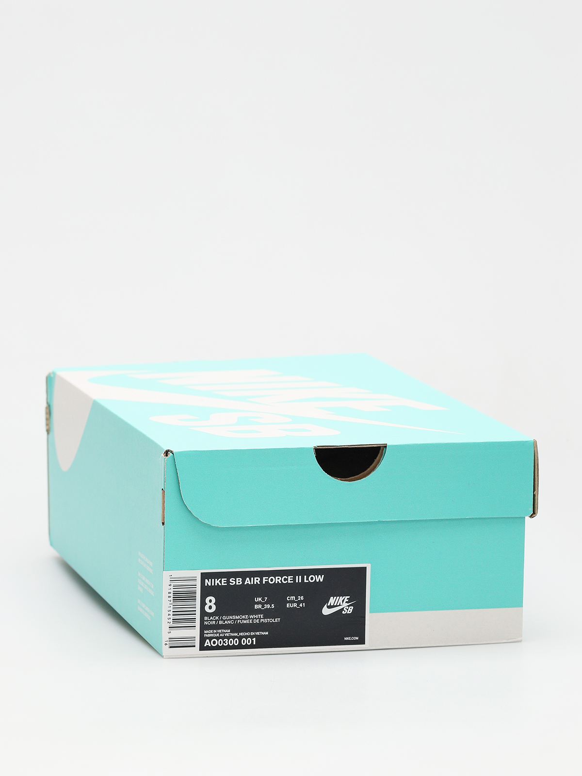 Buty Nike SB Sb Air Force II Low (black/gunsmoke white gum light brown)