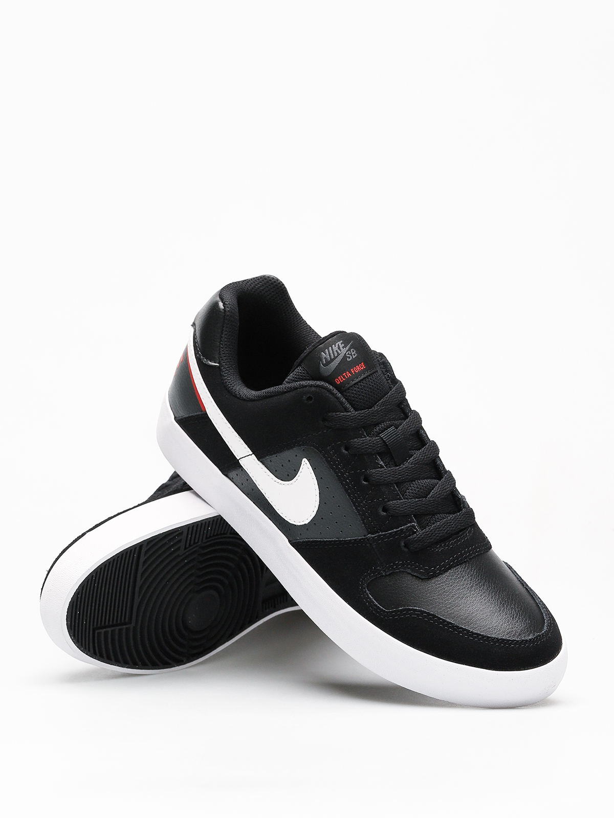 Buty Nike SB Sb Delta Force Vulc (black/white habanero red)