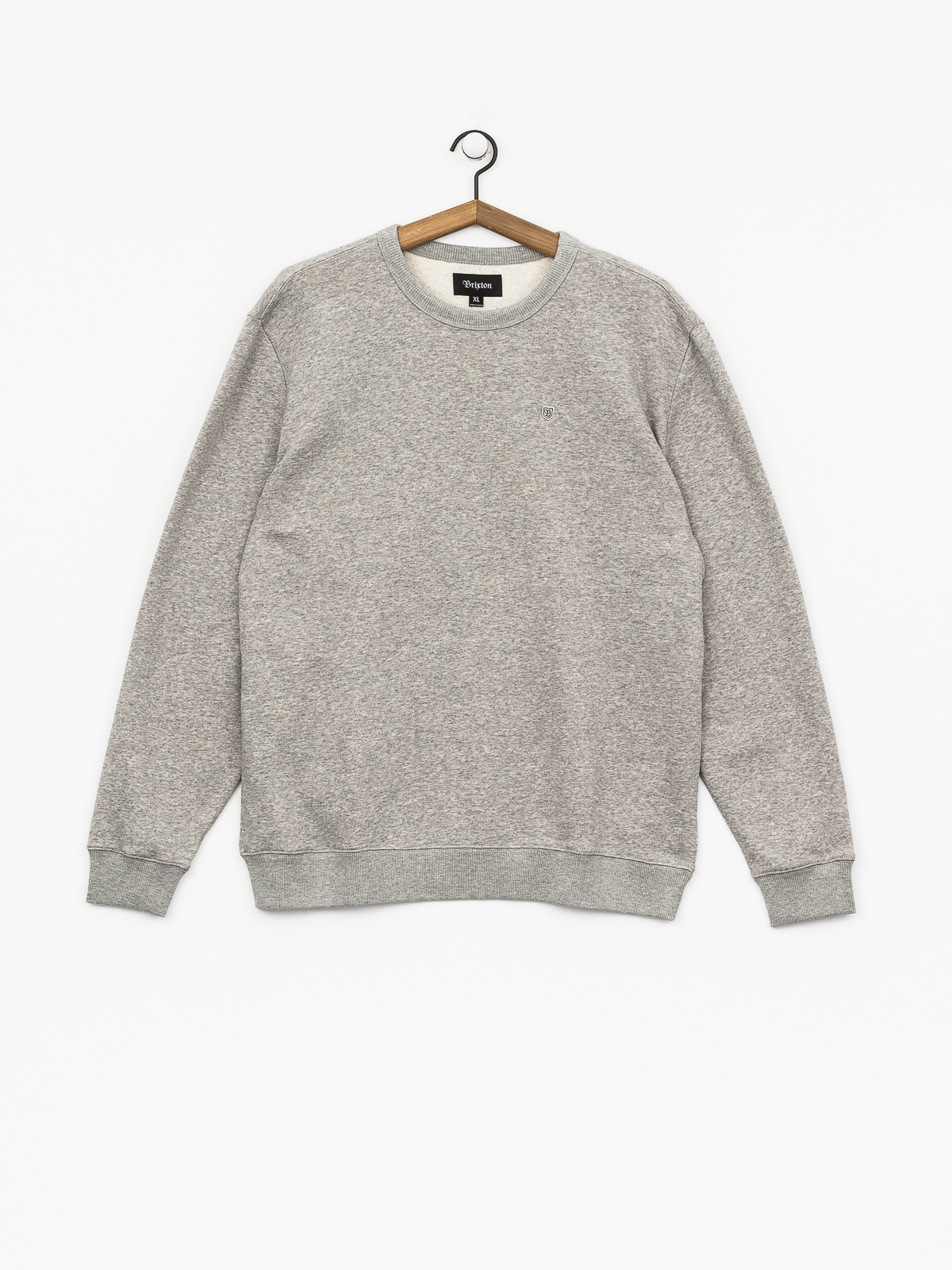 Bluza Brixton B Shield Crew (heather grey)
