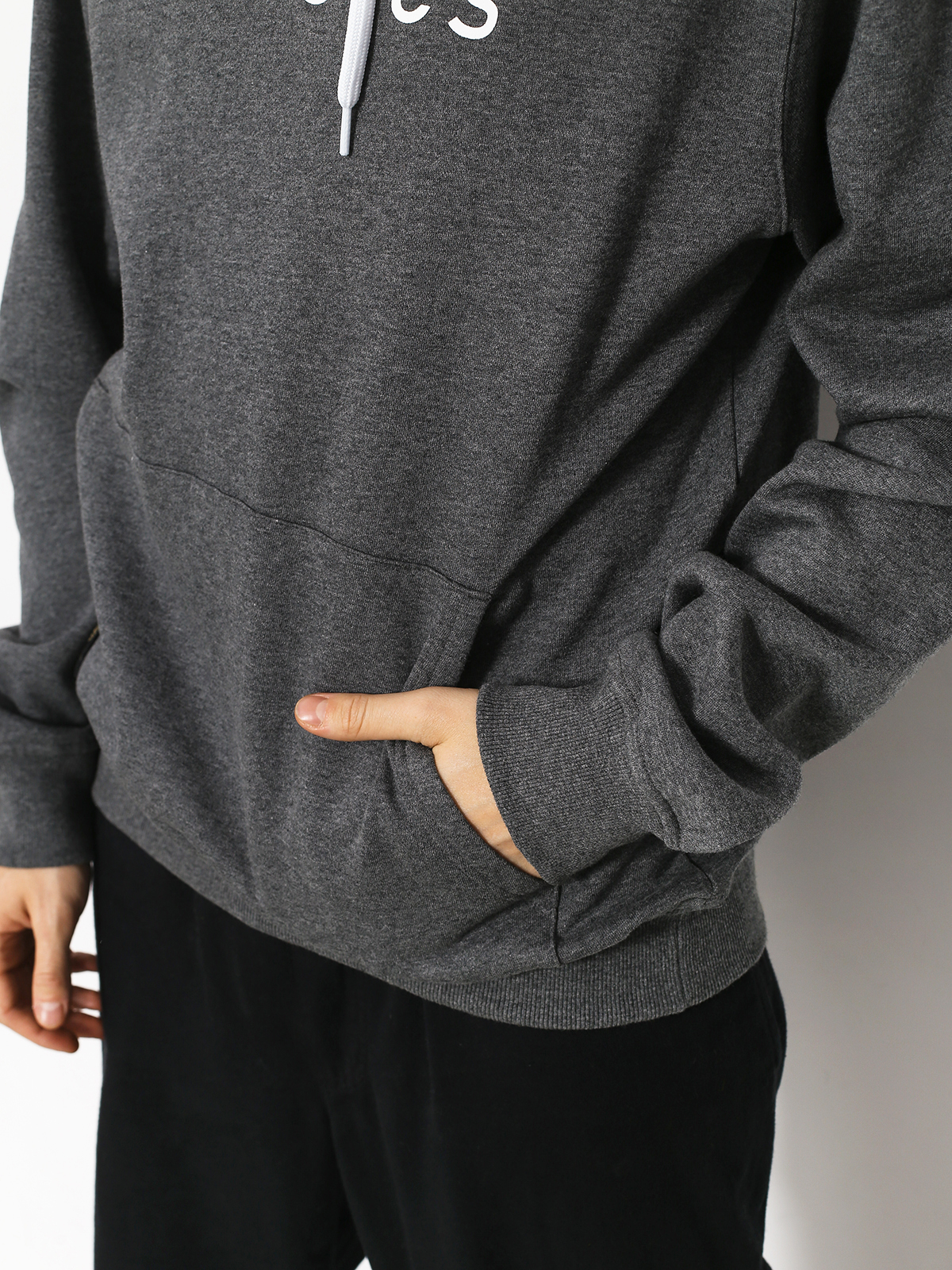 Bluza z kapturem MassDnm Classics HD (dark heather grey)