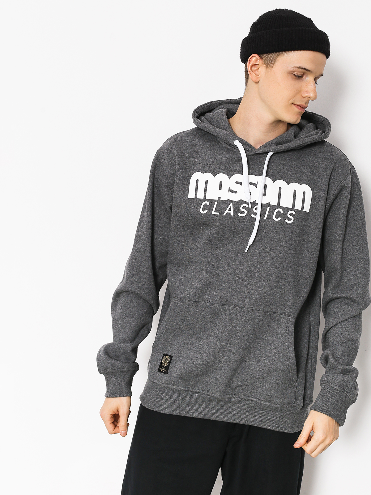 Bluza z kapturem MassDnm Classics HD (dark heather grey)