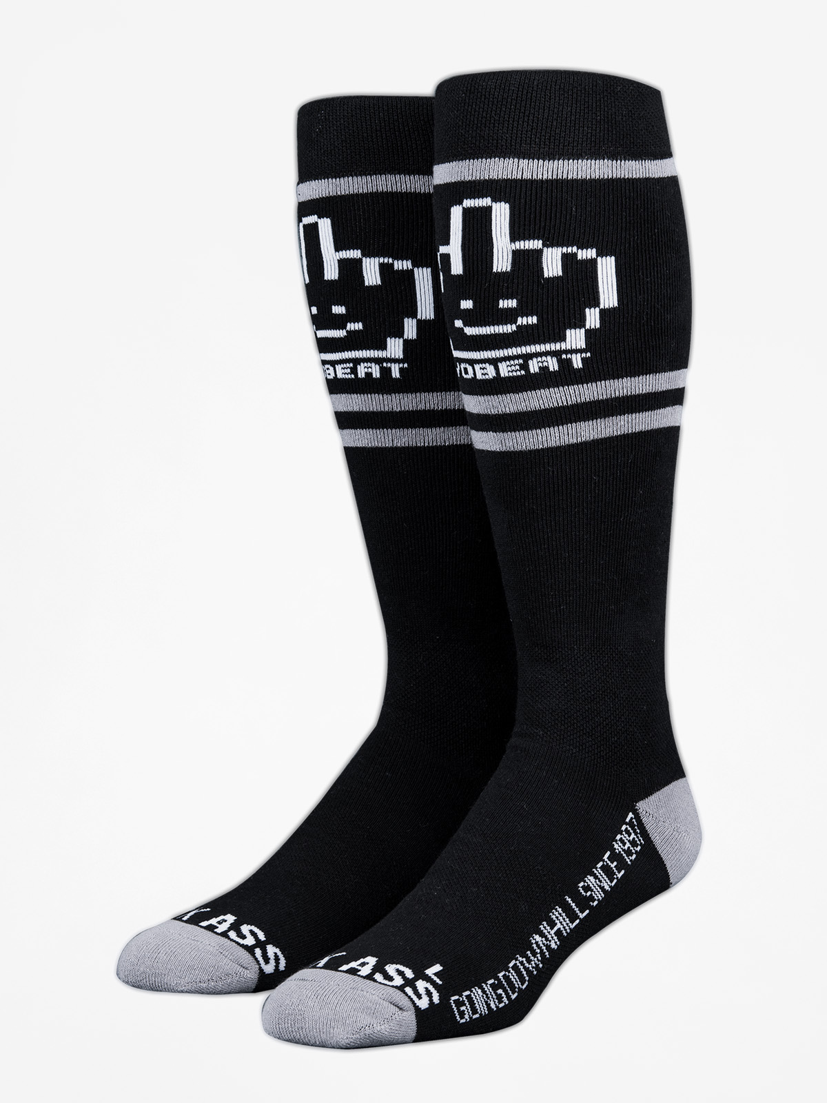 Skarpety Stinky Socks Yobeat Collab (black/grey)