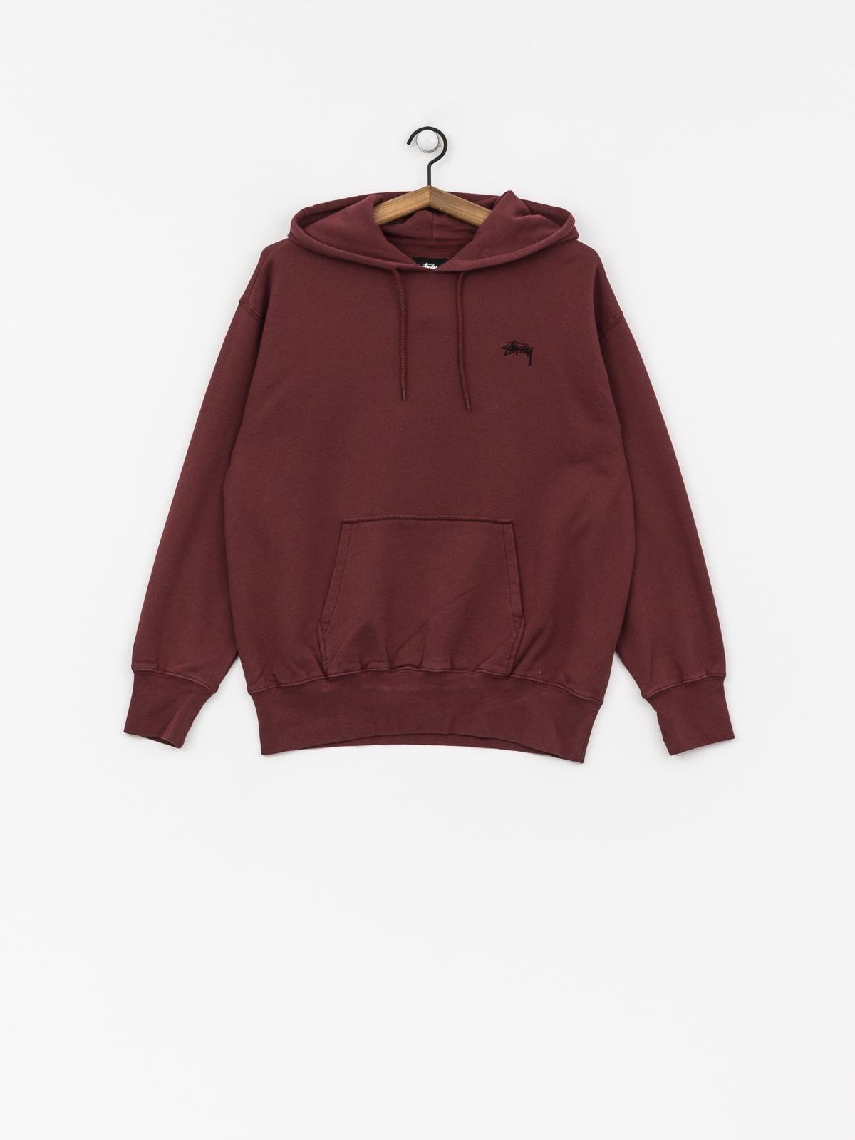 Bluza z kapturem Stussy Kira HD Wmn (burgundy)