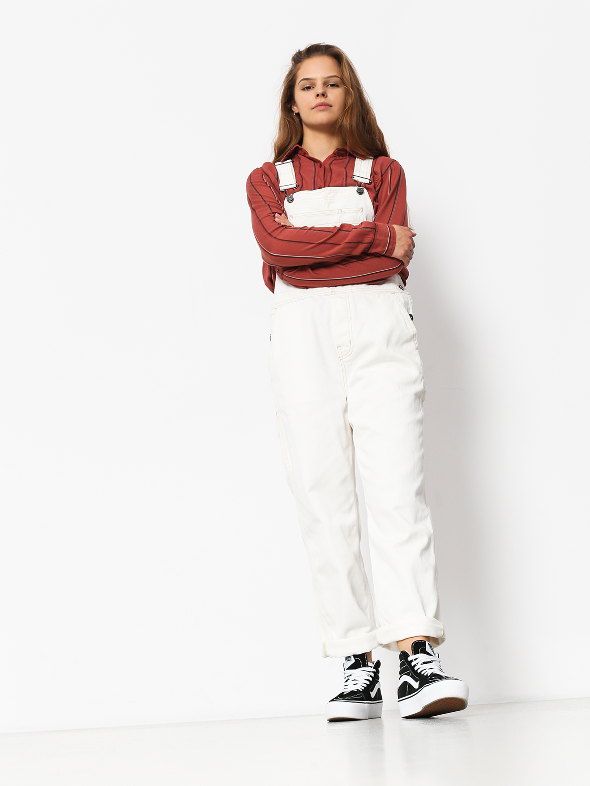 Spodnie Vans Framework Overall Wmn (marshmallow)