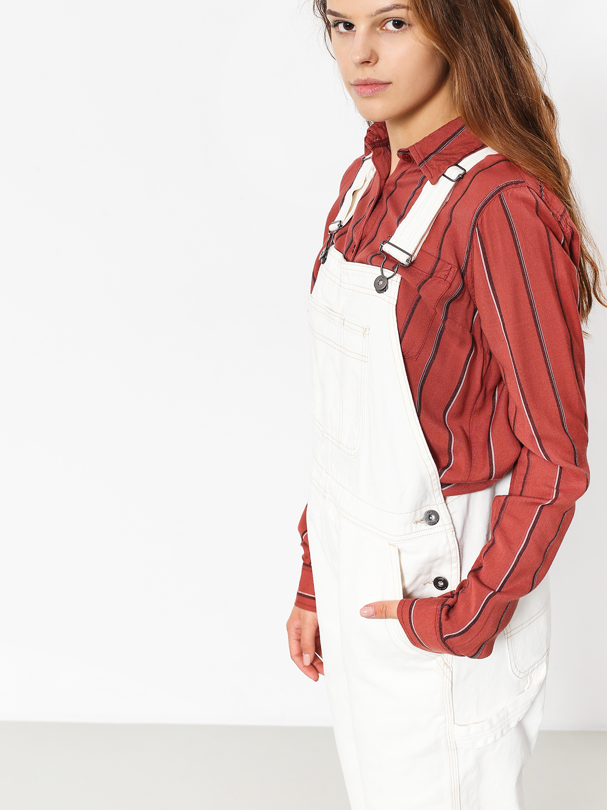 Spodnie Vans Framework Overall Wmn (marshmallow)