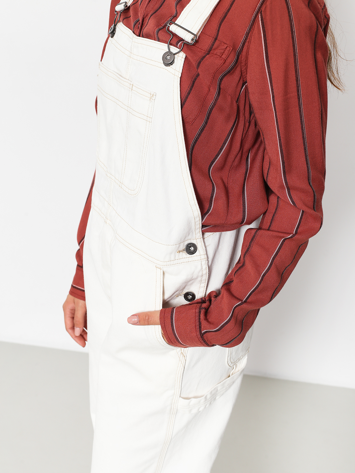 Spodnie Vans Framework Overall Wmn (marshmallow)