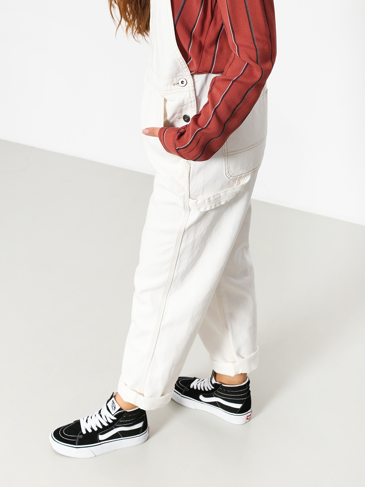 Spodnie Vans Framework Overall Wmn (marshmallow)