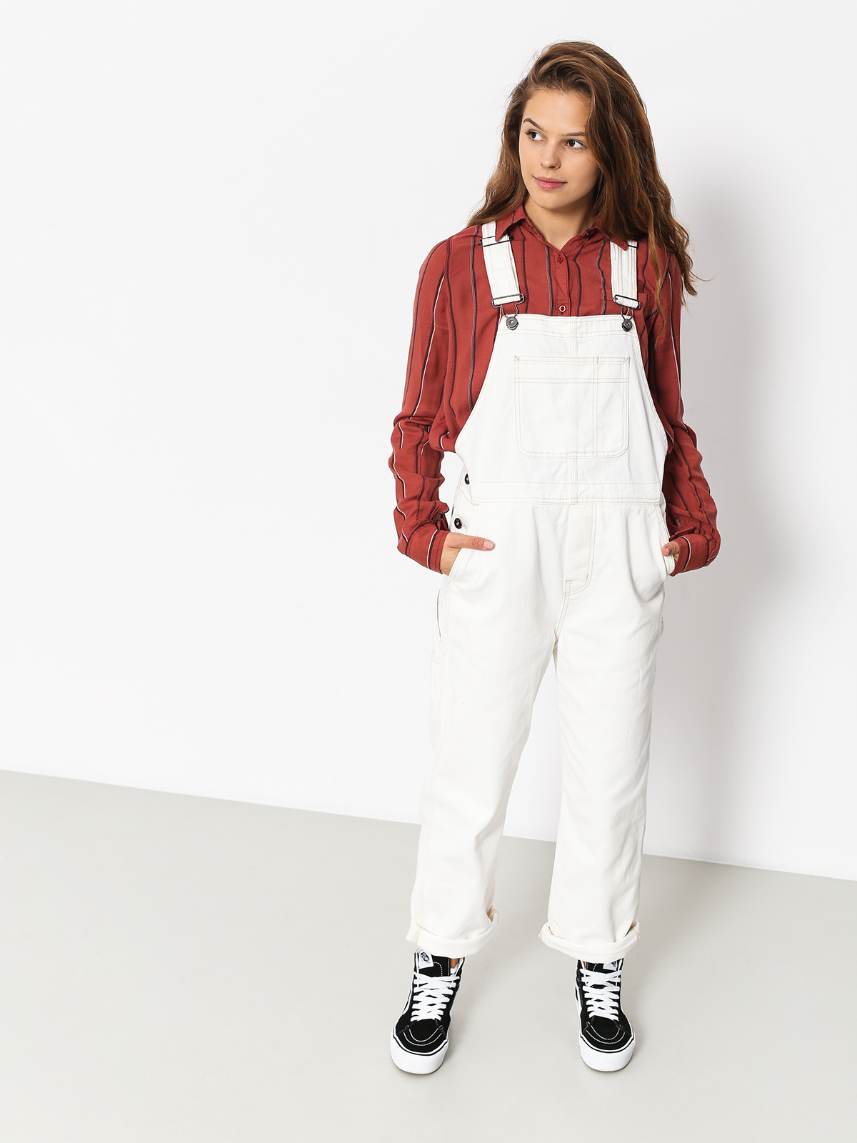Spodnie Vans Framework Overall Wmn (marshmallow)