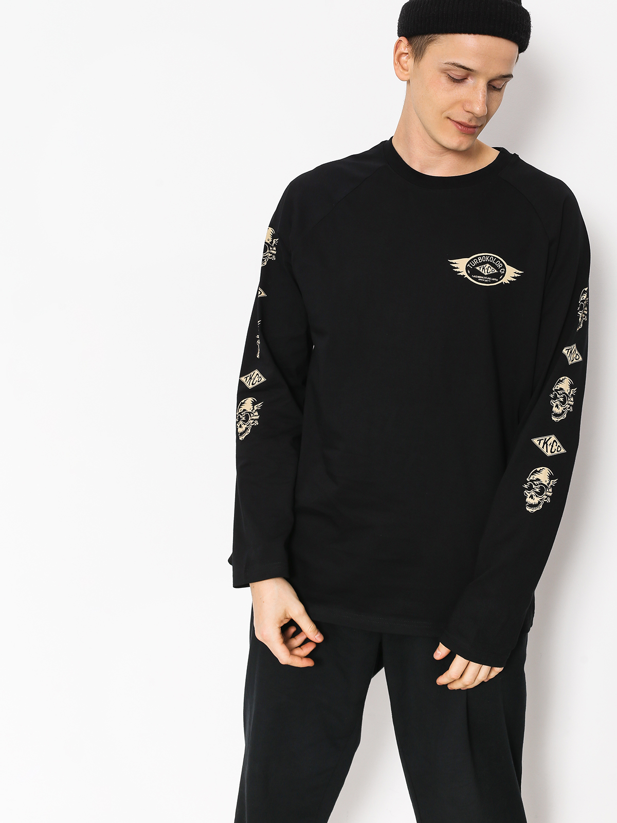 Bluza Turbokolor Wings Logo (black)