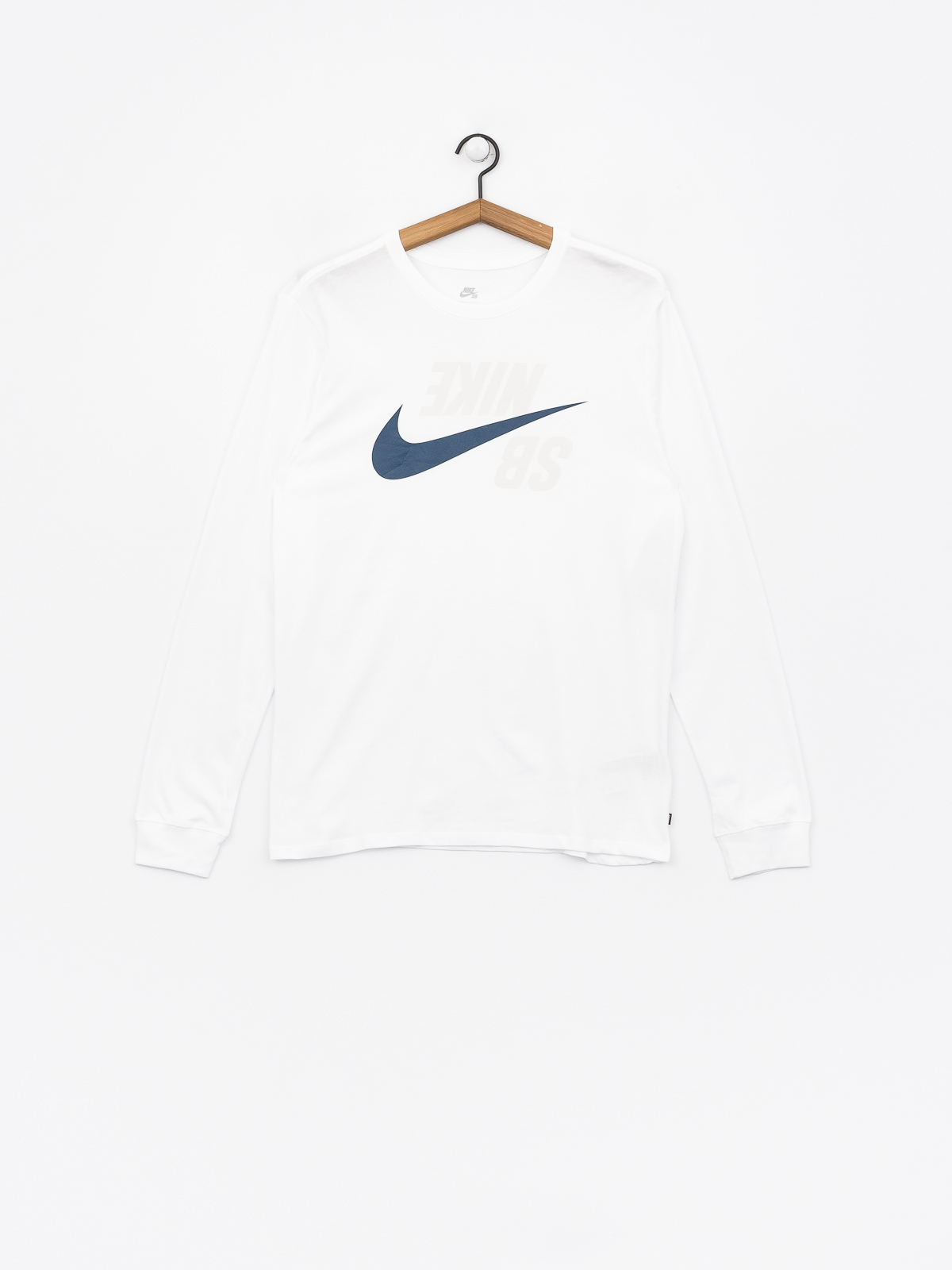 Longsleeve Nike SB Sb Backwards (white/blue force)