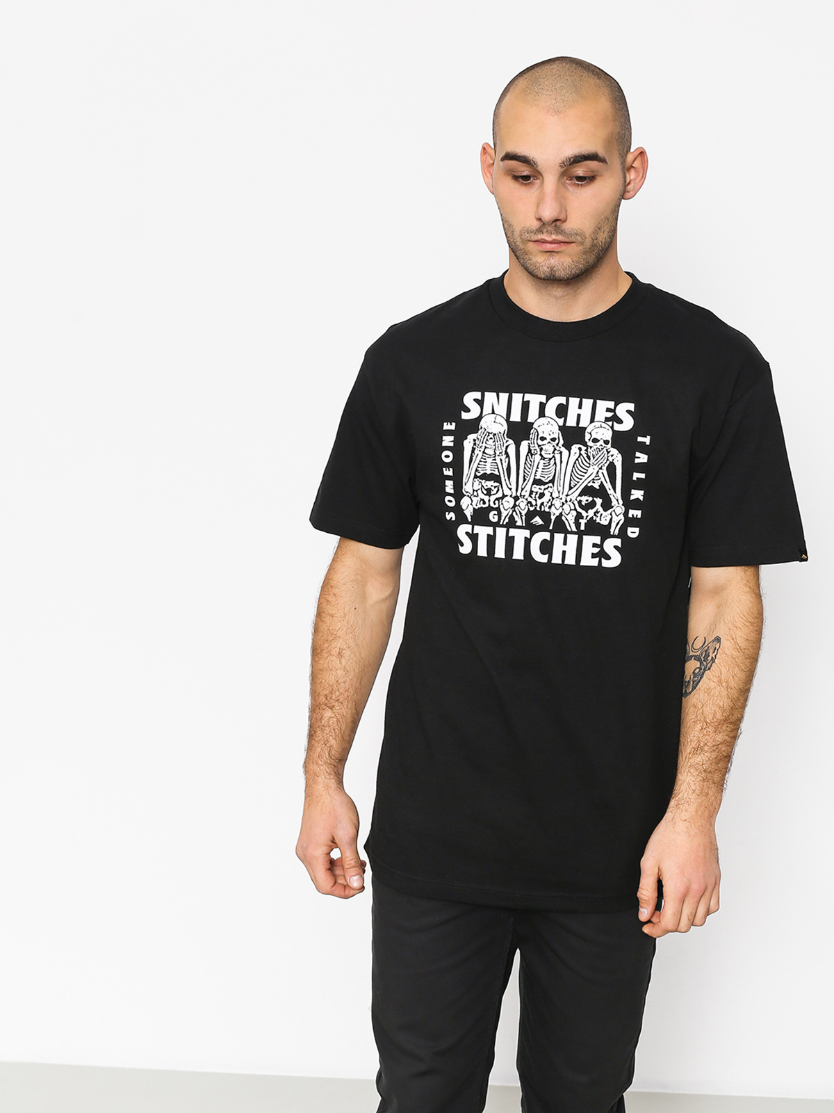 T-shirt Emerica Stitches (black)