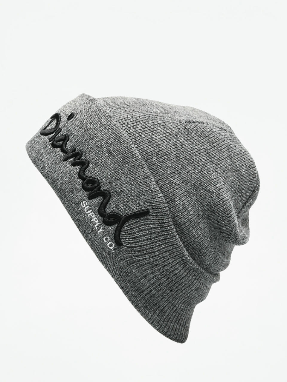 Czapka zimowa Diamond Supply Co. Og Script Beanie (gunmetal heather)