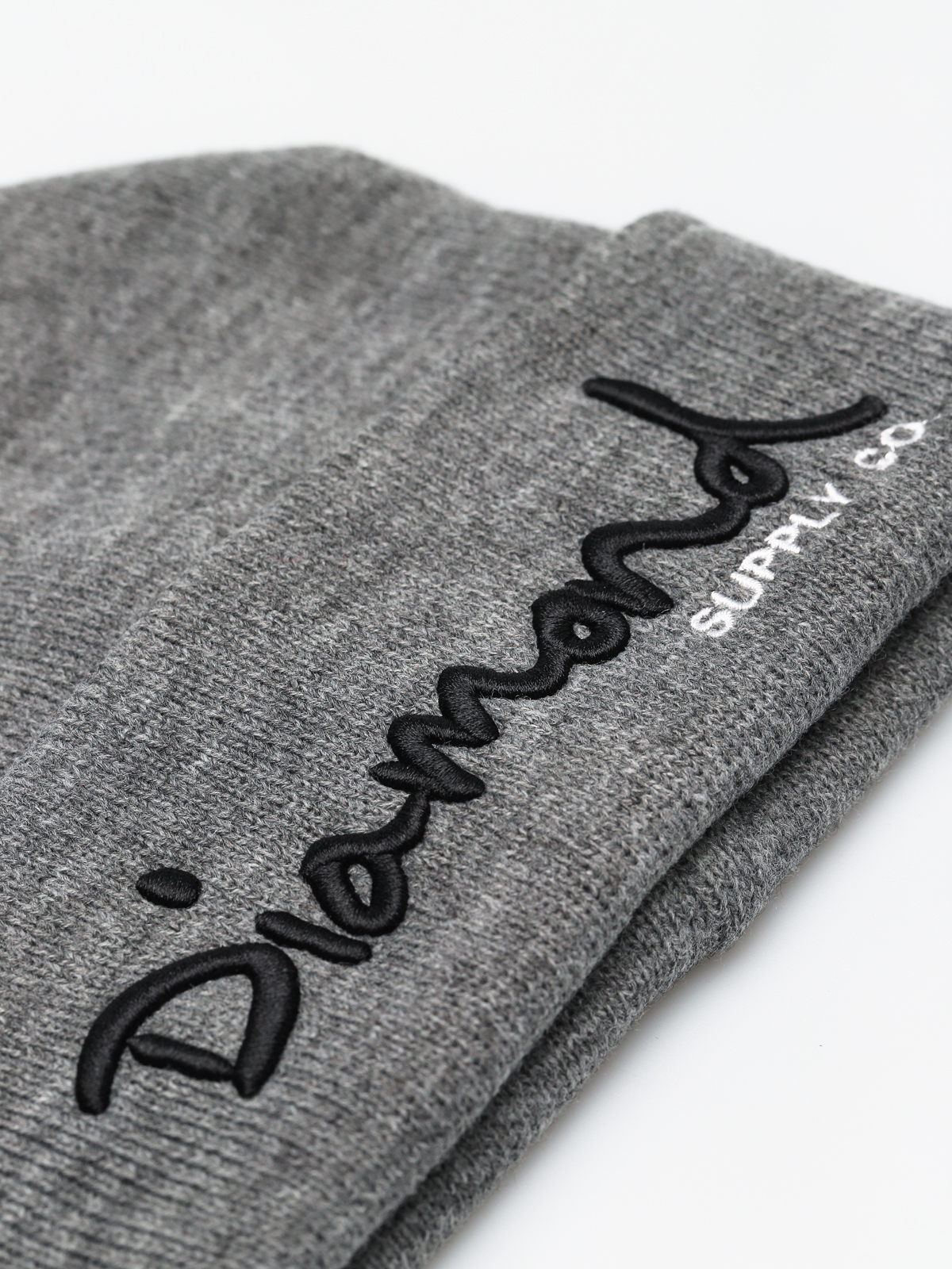 Czapka zimowa Diamond Supply Co. Og Script Beanie (gunmetal heather)