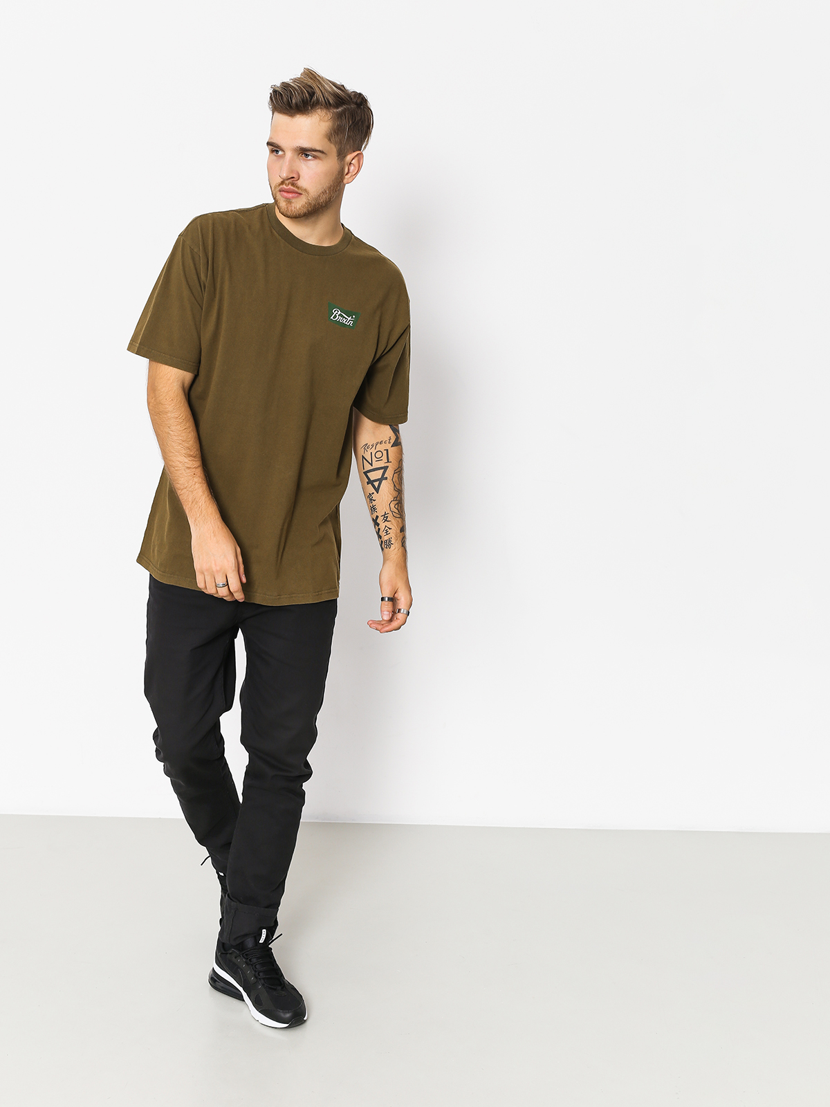 T-shirt Brixton Stith Stnd (olive)