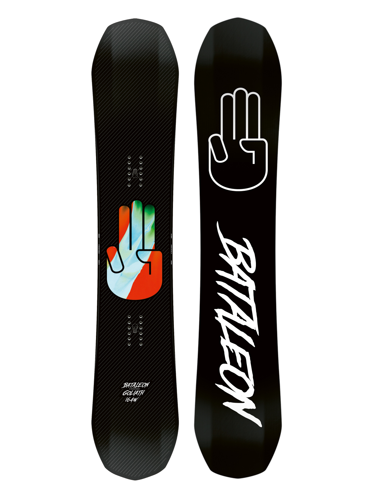 Męska Deska snowboardowa Bataleon Goliath Wide (black/white)