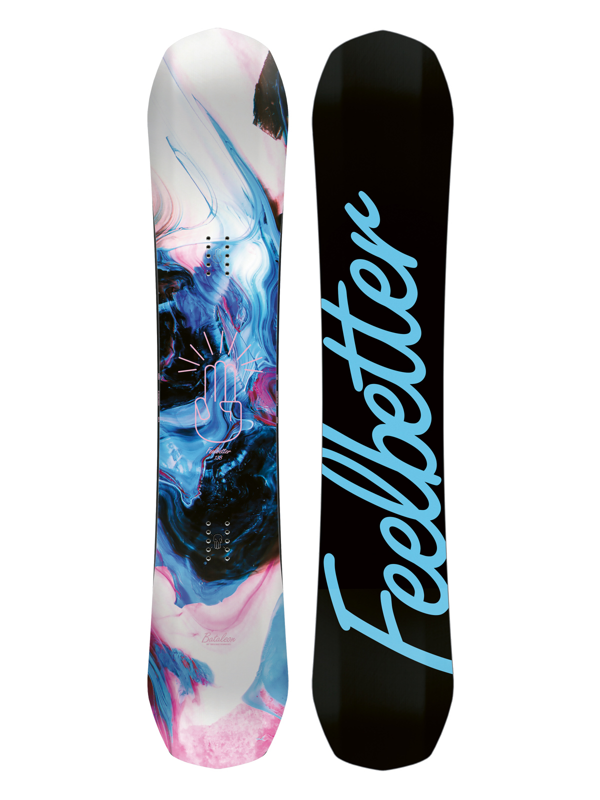 Damska Deska snowboardowa Bataleon Feelbetter (black/blue)