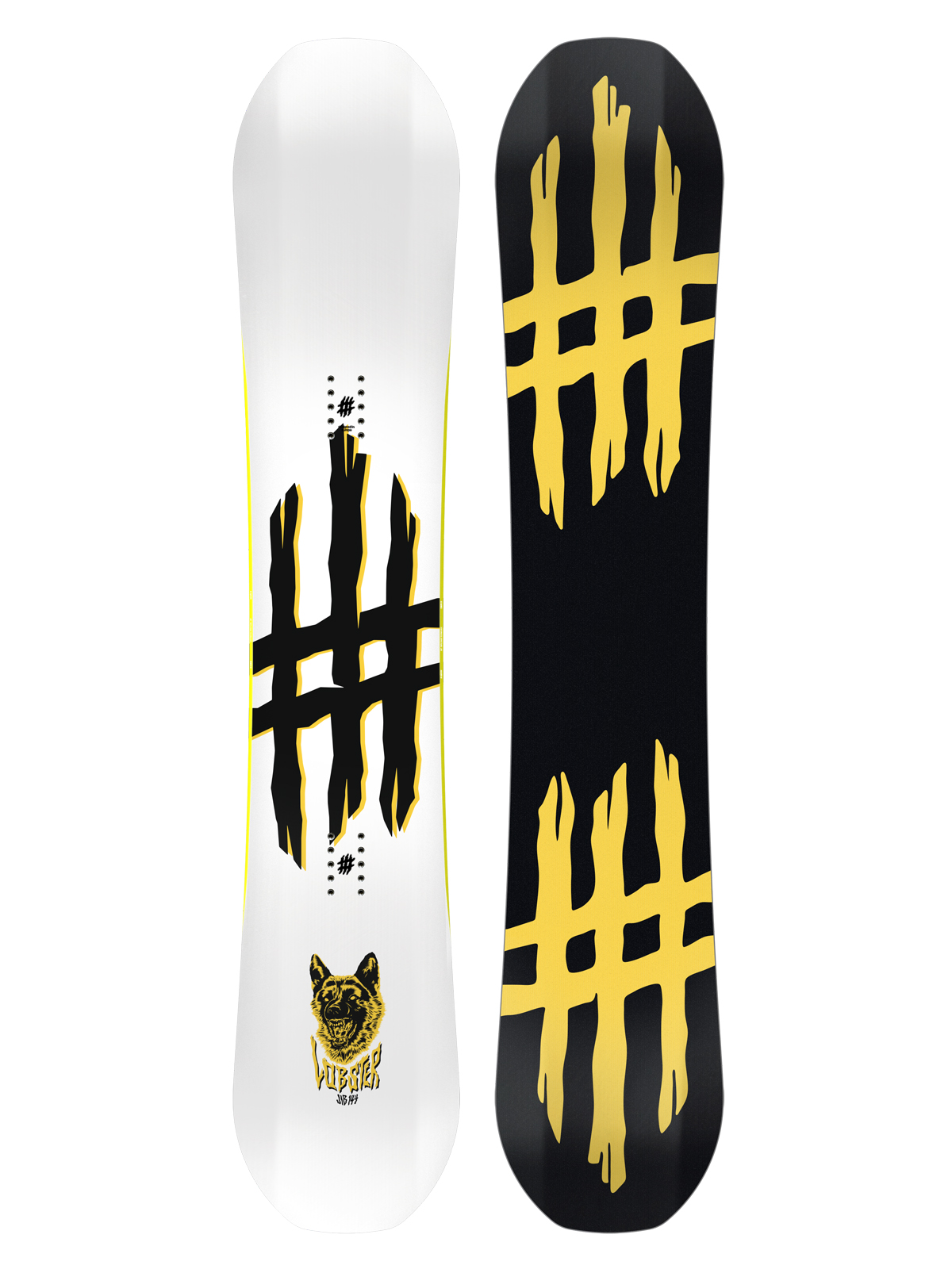 Męska Deska snowboardowa Lobster Jib (black/yellow)