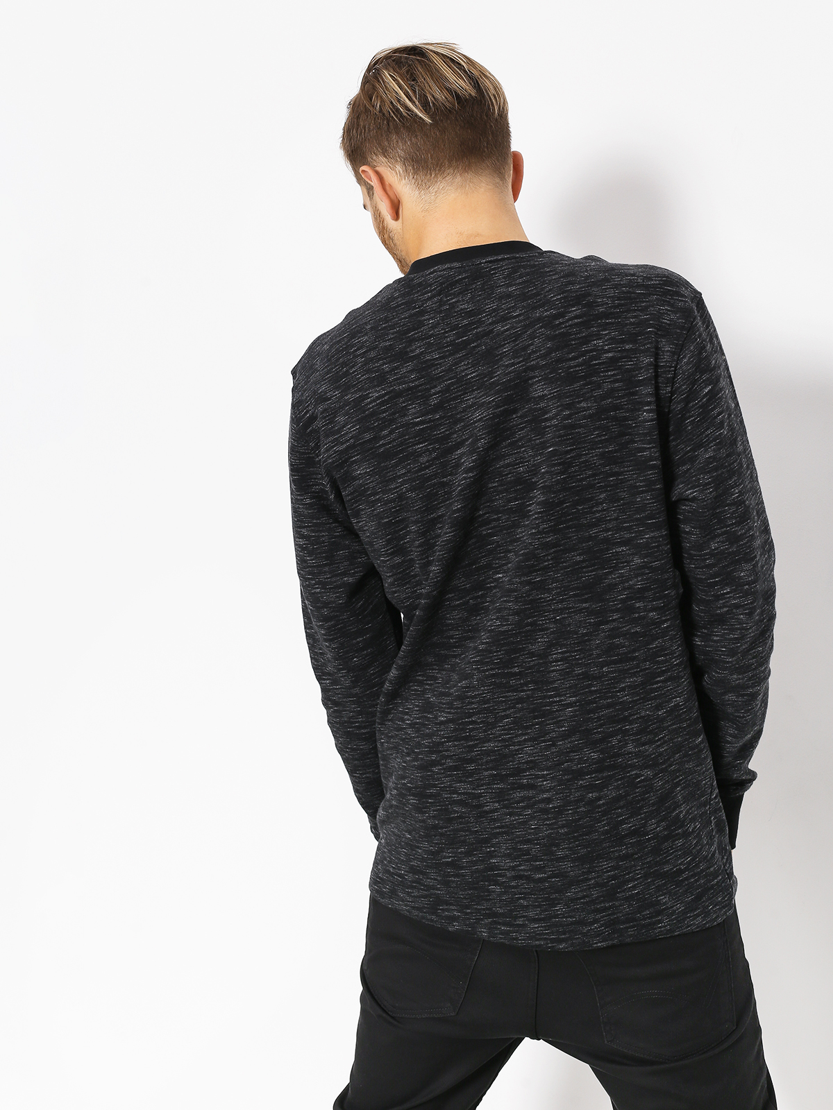 Longsleeve Emerica Pendleton Henley Ls (black)