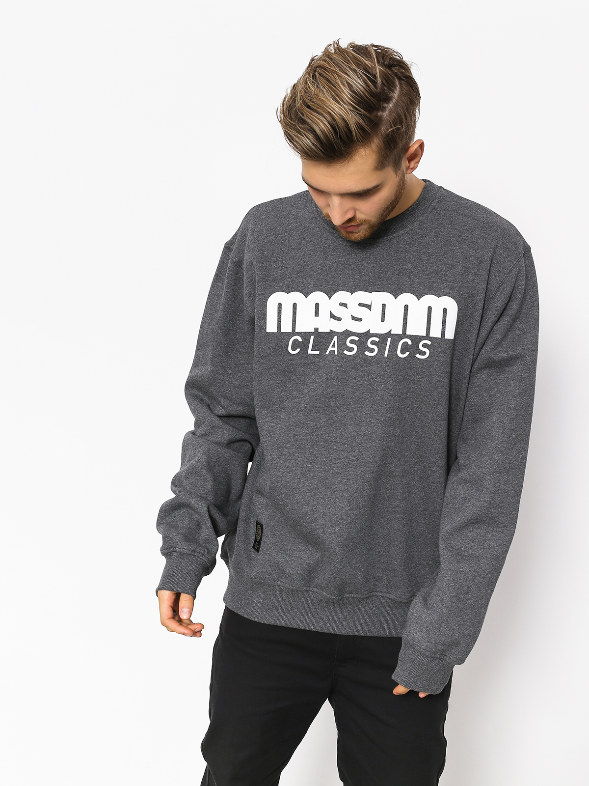 Bluza MassDnm Classics (dark heather grey)