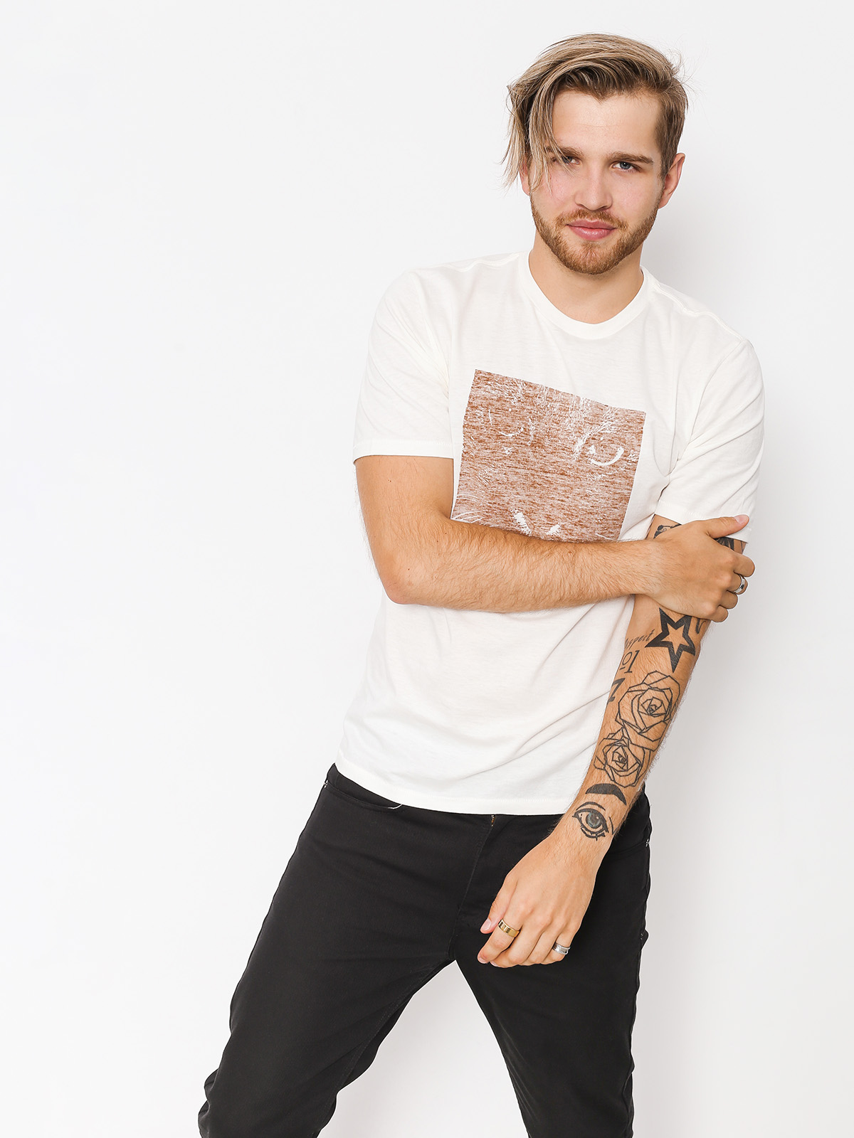 T-shirt Brixton Stalk Prem (white)