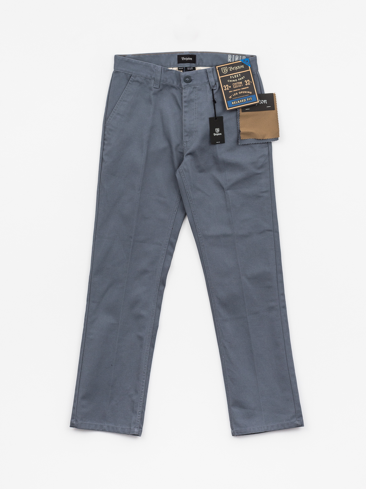 Spodnie Brixton Fleet Rgd Chino (grey blue)