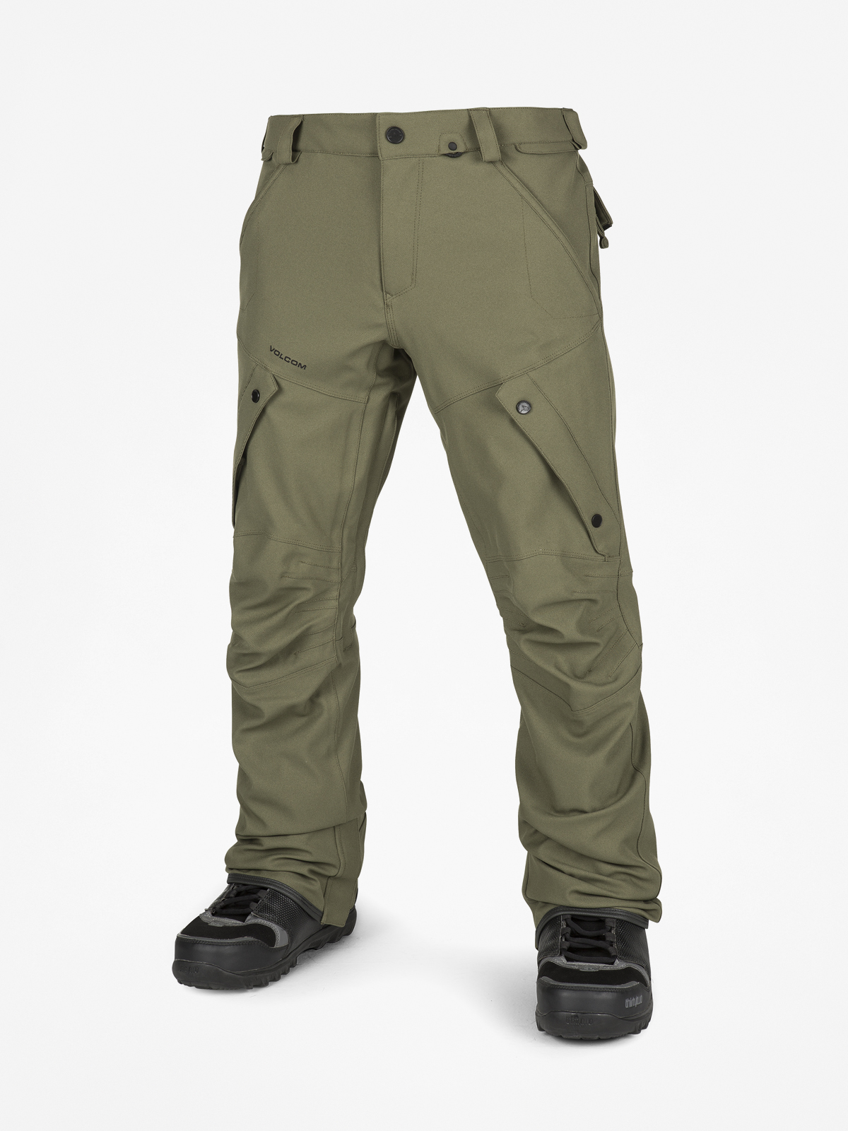 Męskie Spodnie snowboardowe Volcom Articulated (mil)