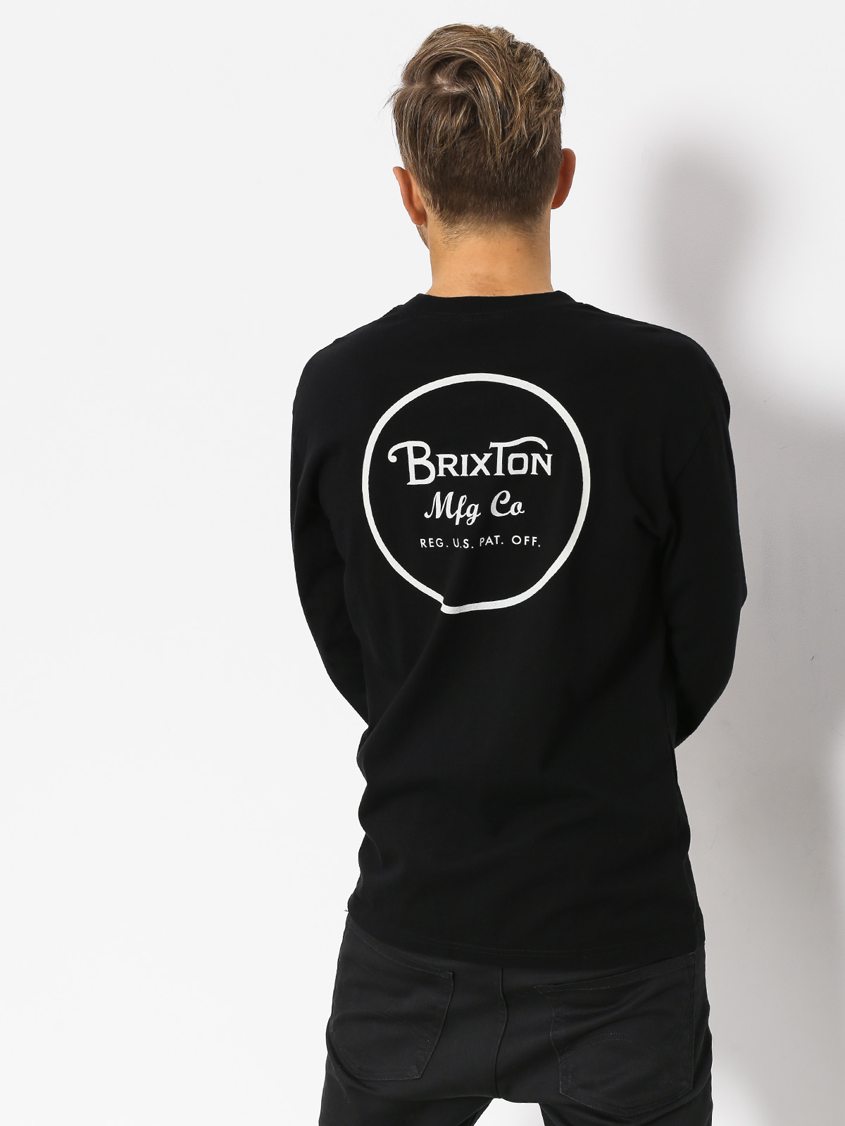 Longsleeve Brixton Wheeler II Stt (black)