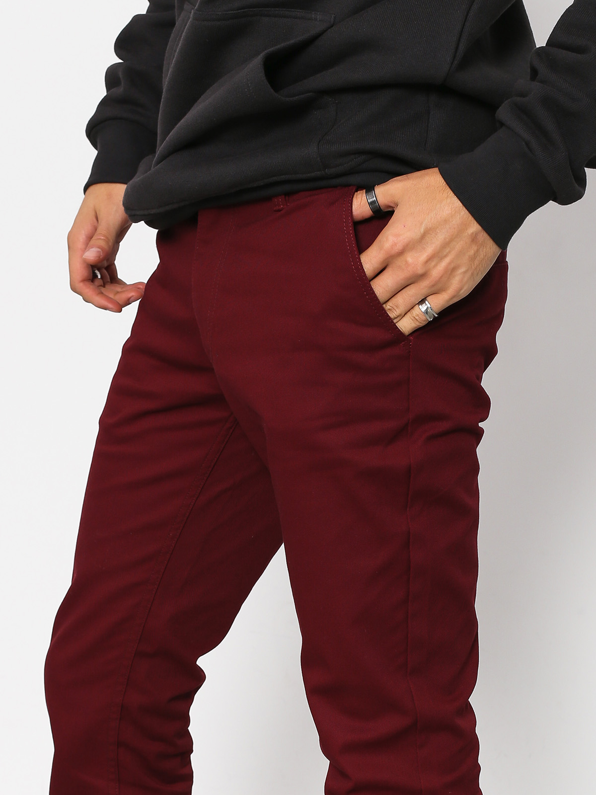 Spodnie Brixton Reserve Chino (dark burgundy)