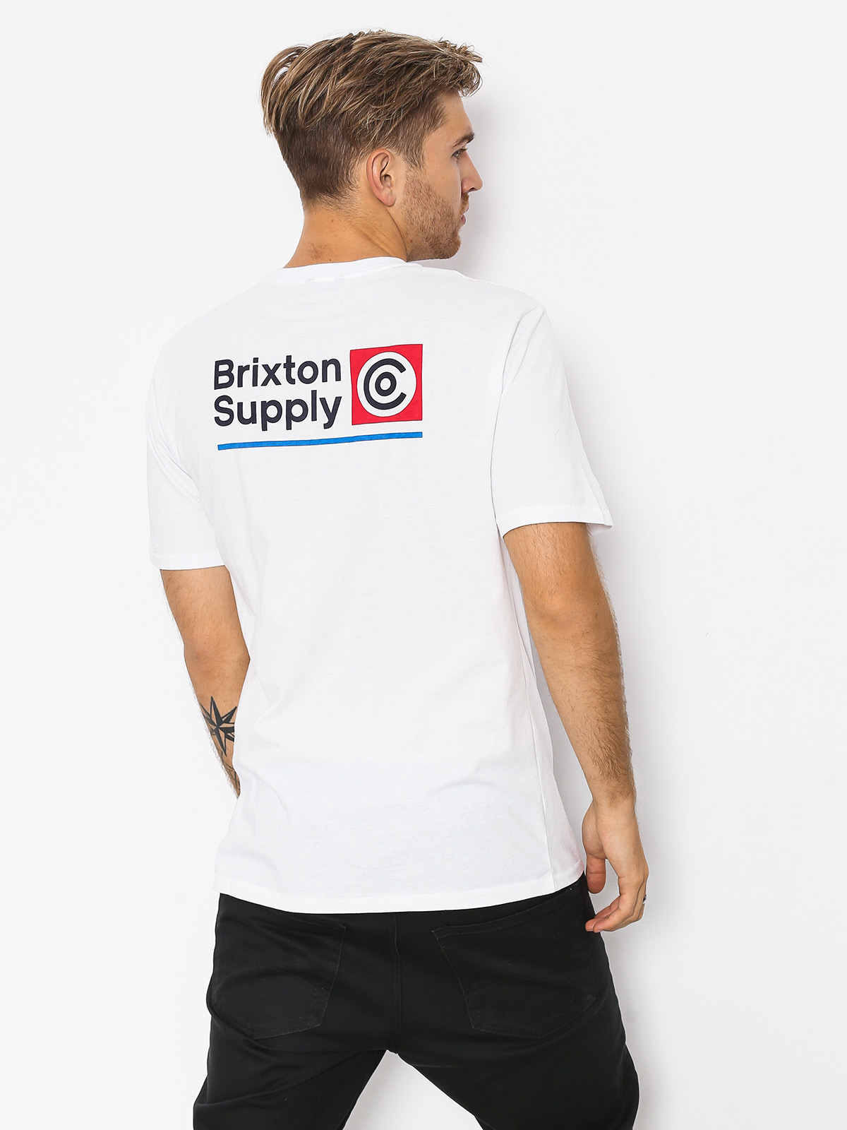 T-shirt Brixton Orson Pkt (white)