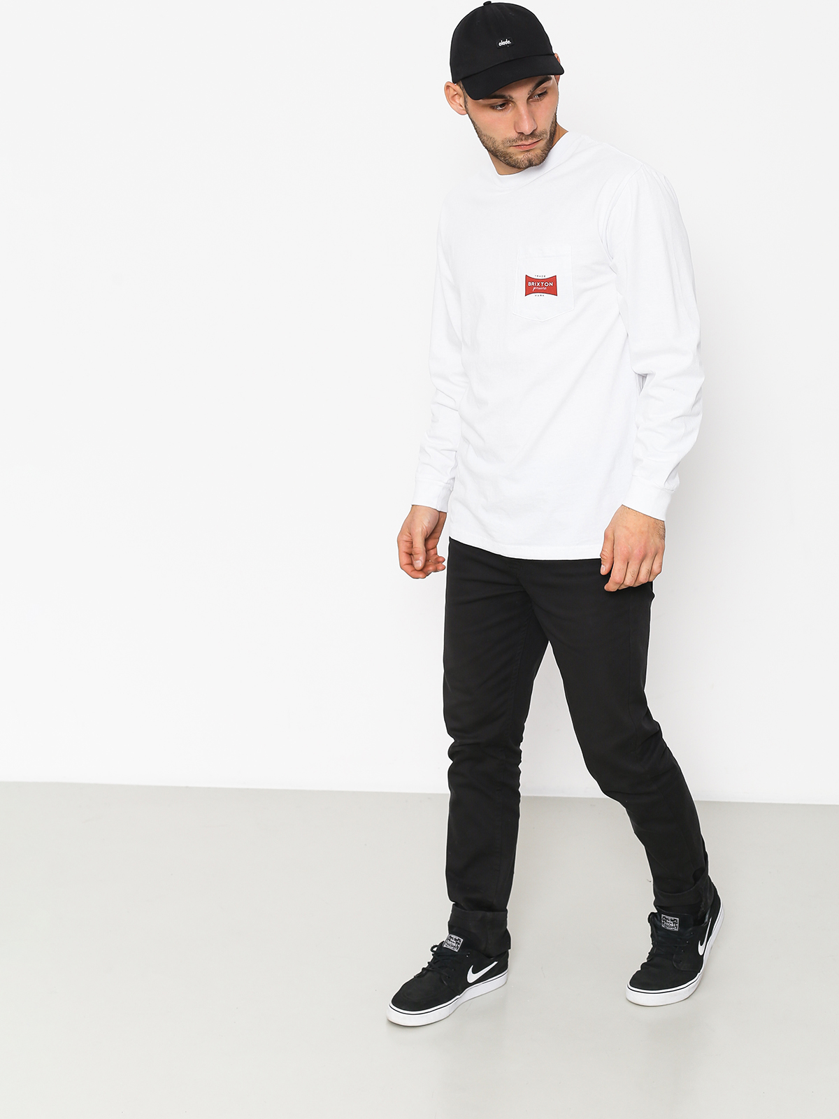 Longsleeve Brixton Ramsey II Pkt Stt (white)