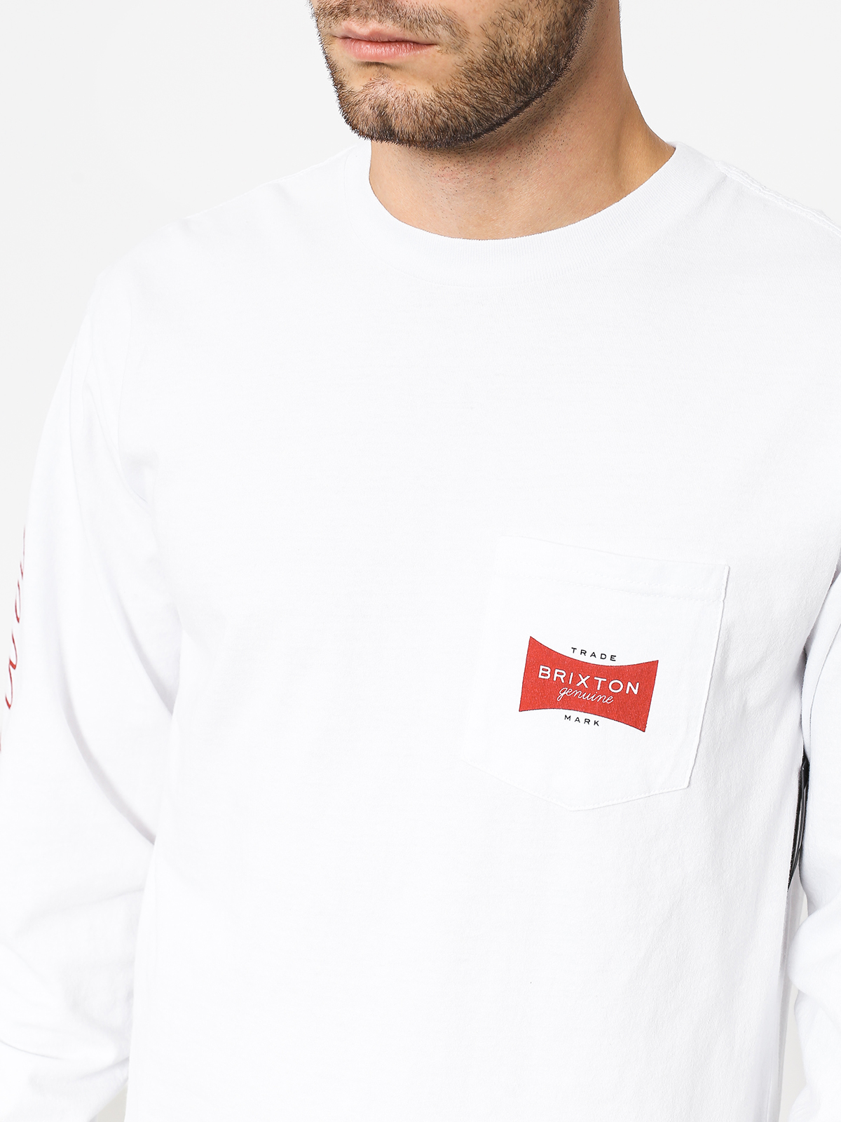 Longsleeve Brixton Ramsey II Pkt Stt (white)