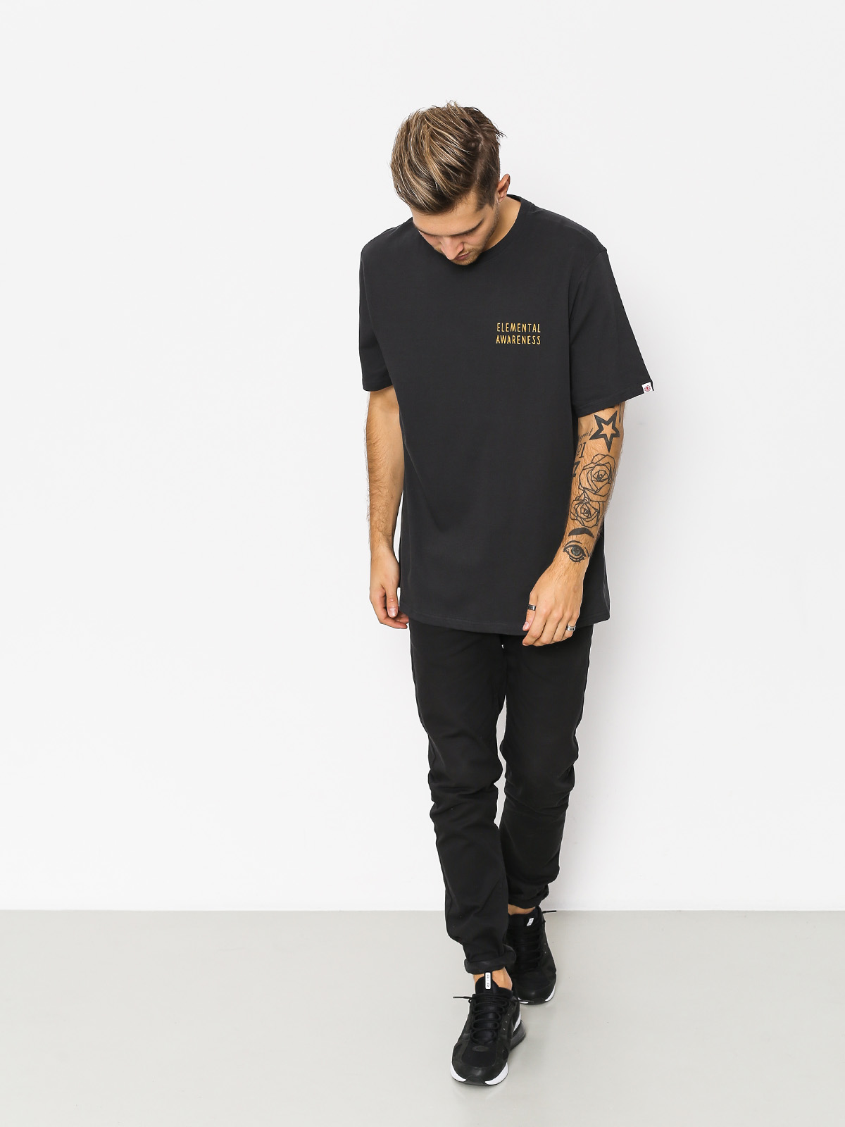 T-shirt Element Ea Logo (off black)