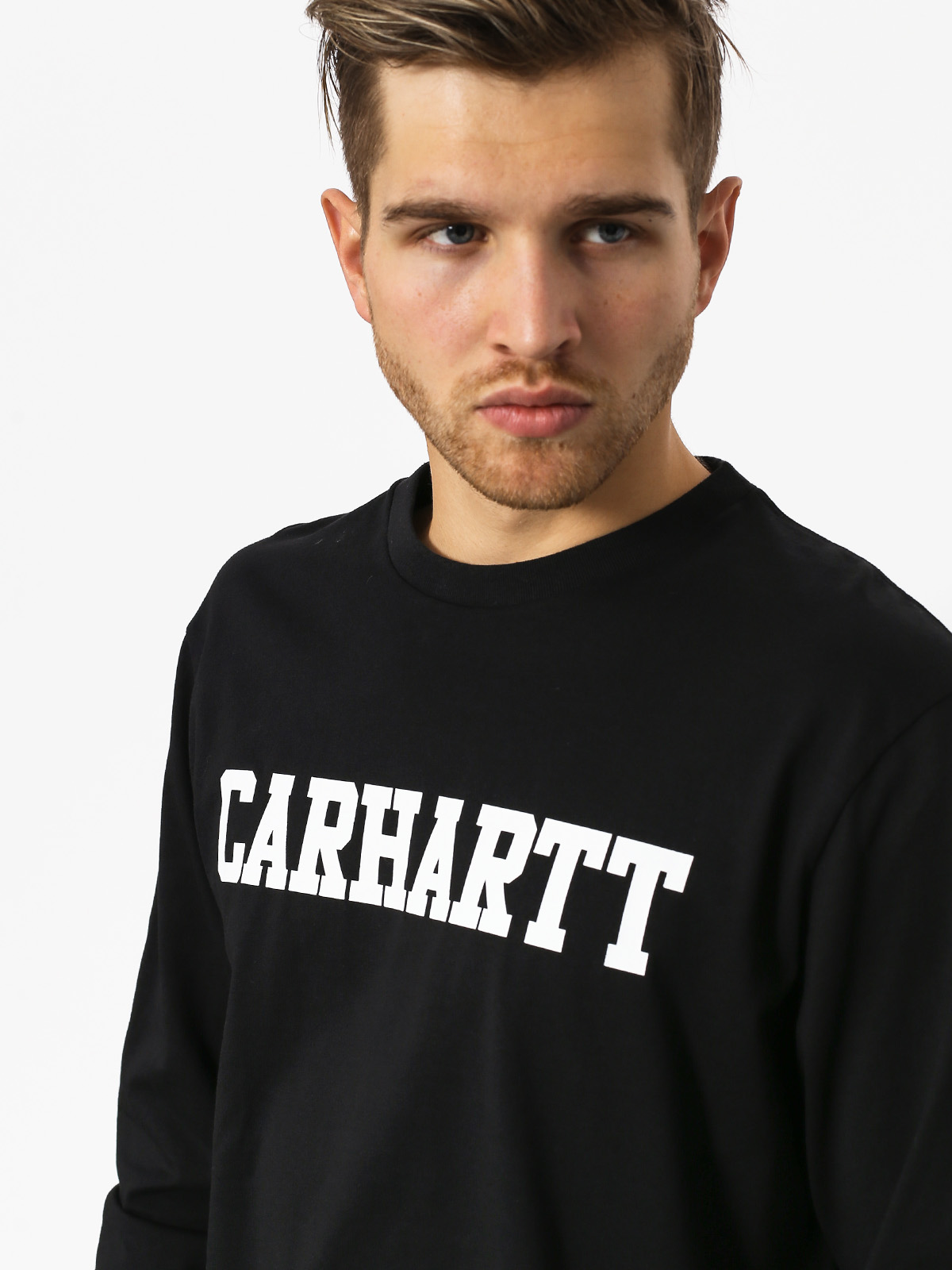 Longsleeve Carhartt WIP College (black/white)
