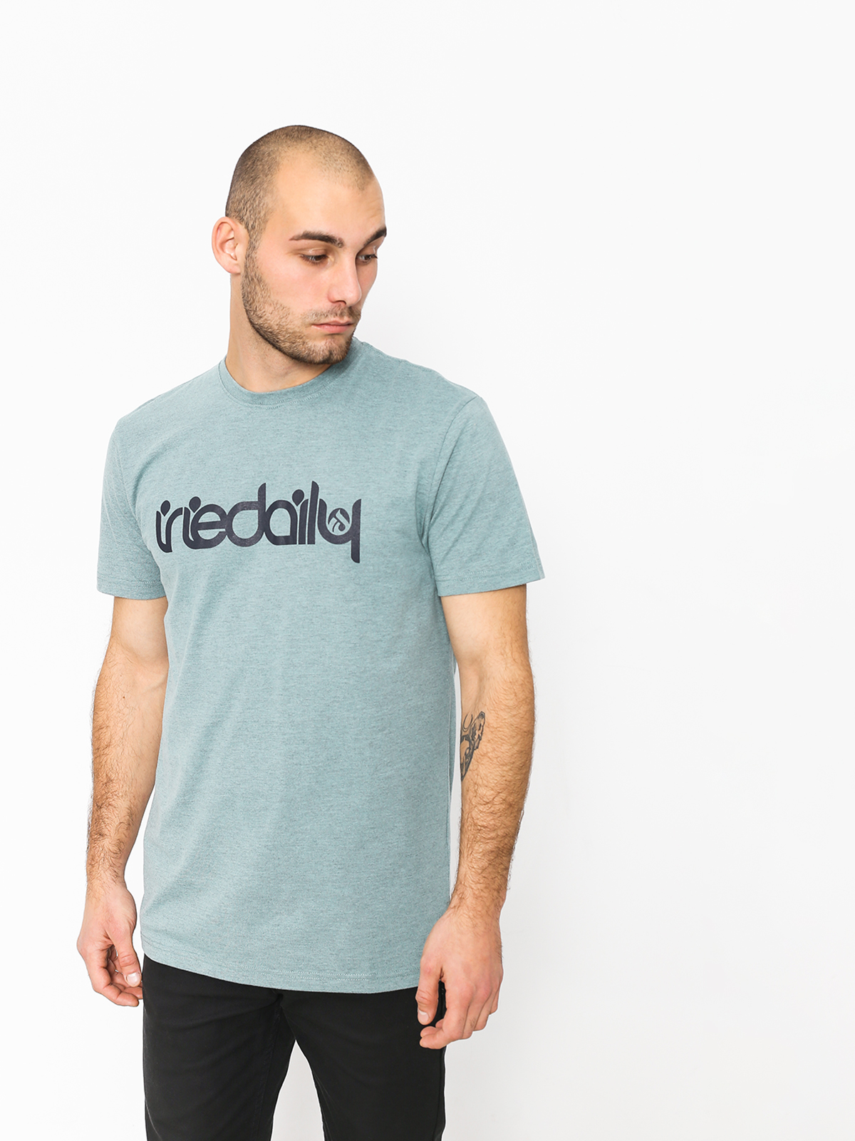 T-shirt Iriedaily No Matter 4 (mint grey)