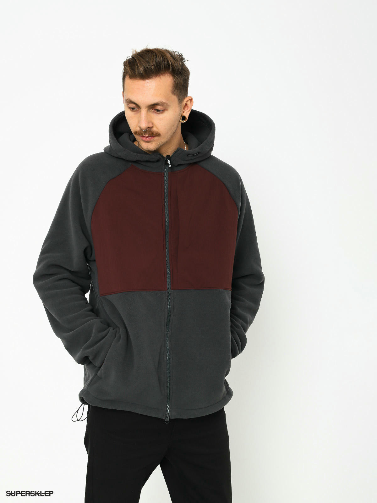 Nike sb polartec deals winterized full zip hoodie