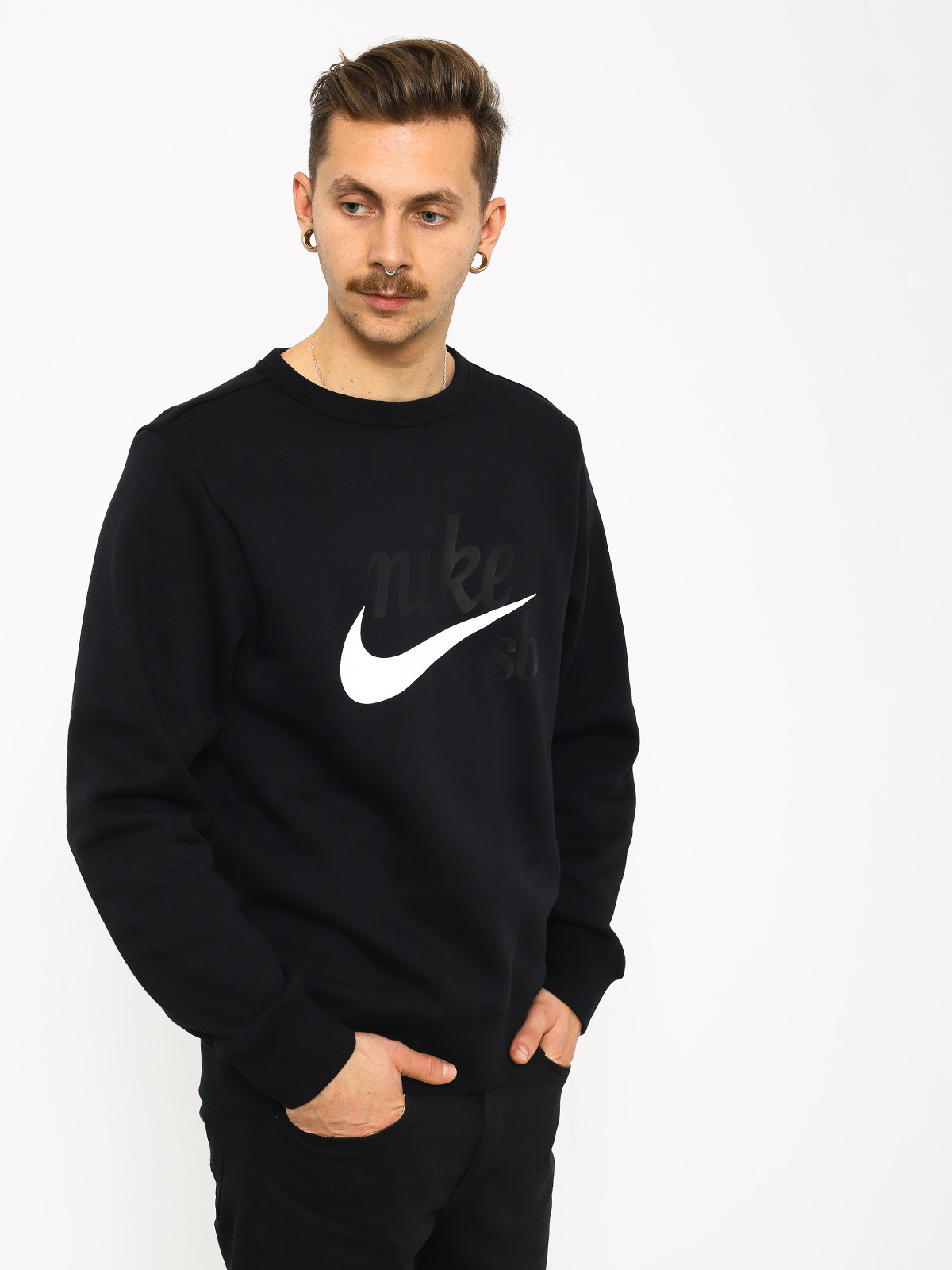 Longsleeve Nike SB Sb Top Icon Craft (black/white)