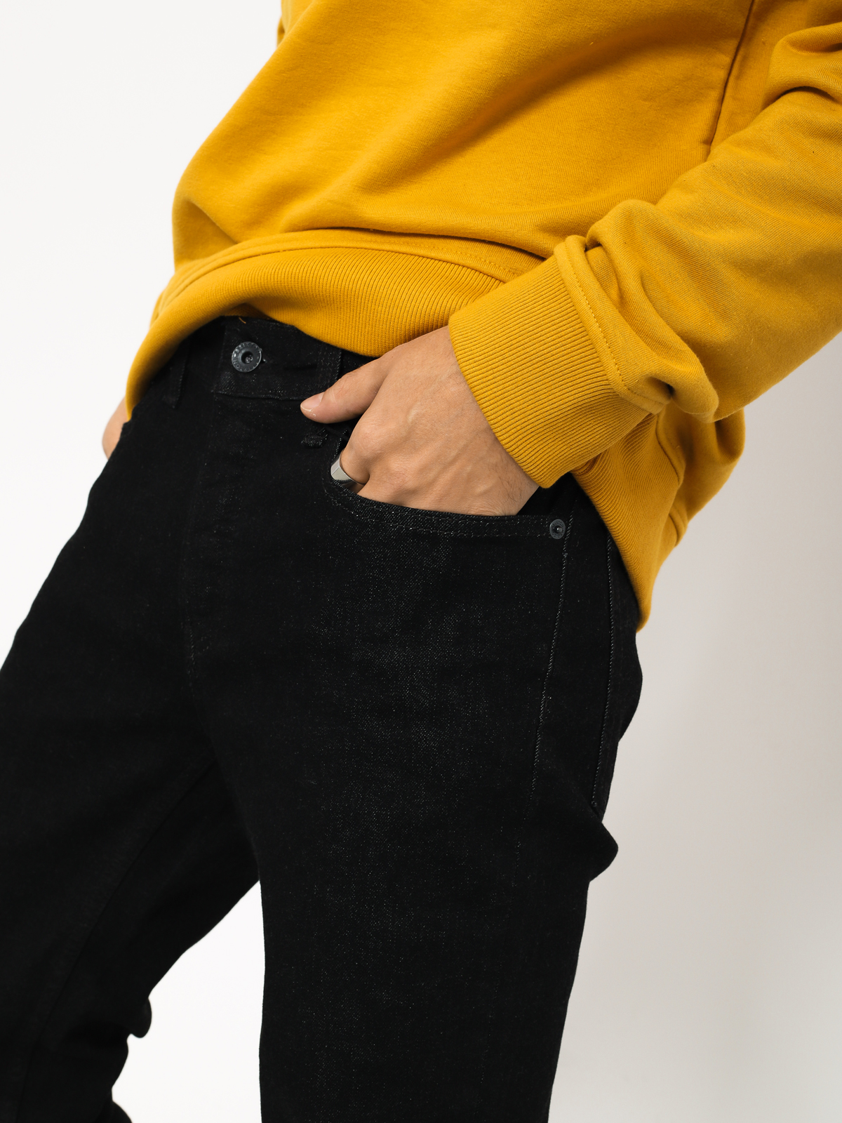 Spodnie Brixton Reserve 5 Pkt Denim (black)