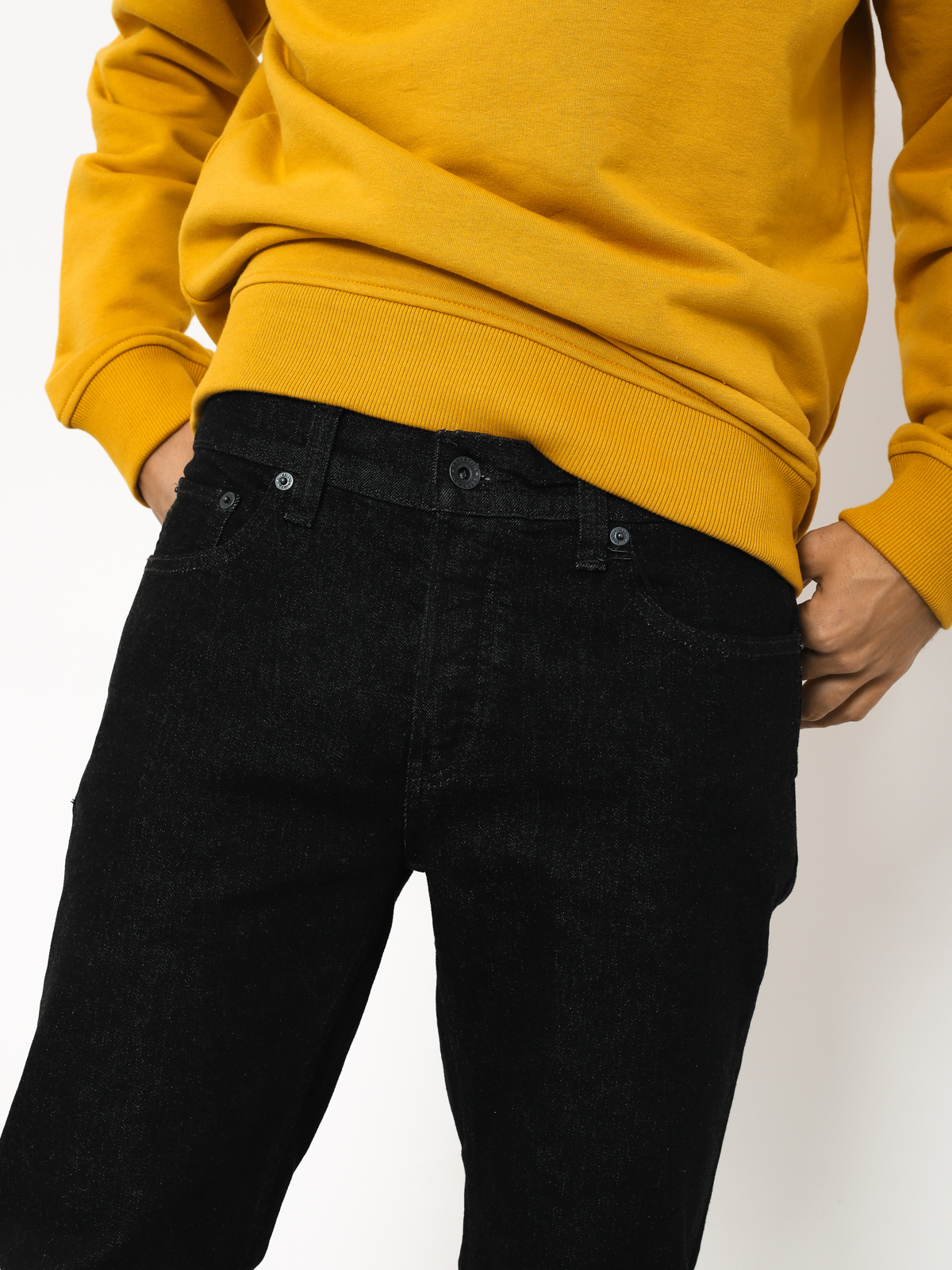 Spodnie Brixton Reserve 5 Pkt Denim (black)