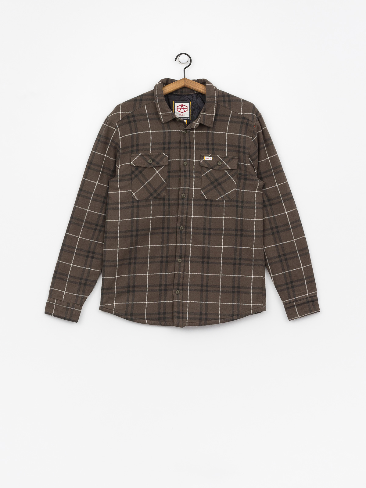 Koszula RVCA Ar Plaid Ls (olive)