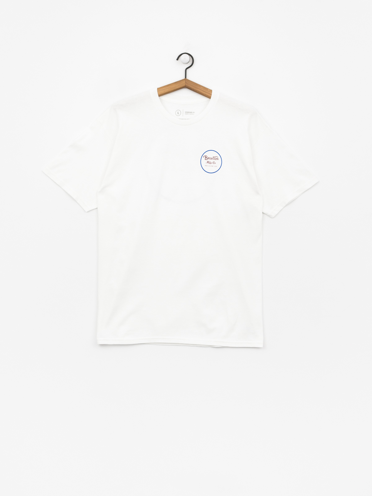 T-shirt Brixton Wheeler II Stnd (white/blue/red)