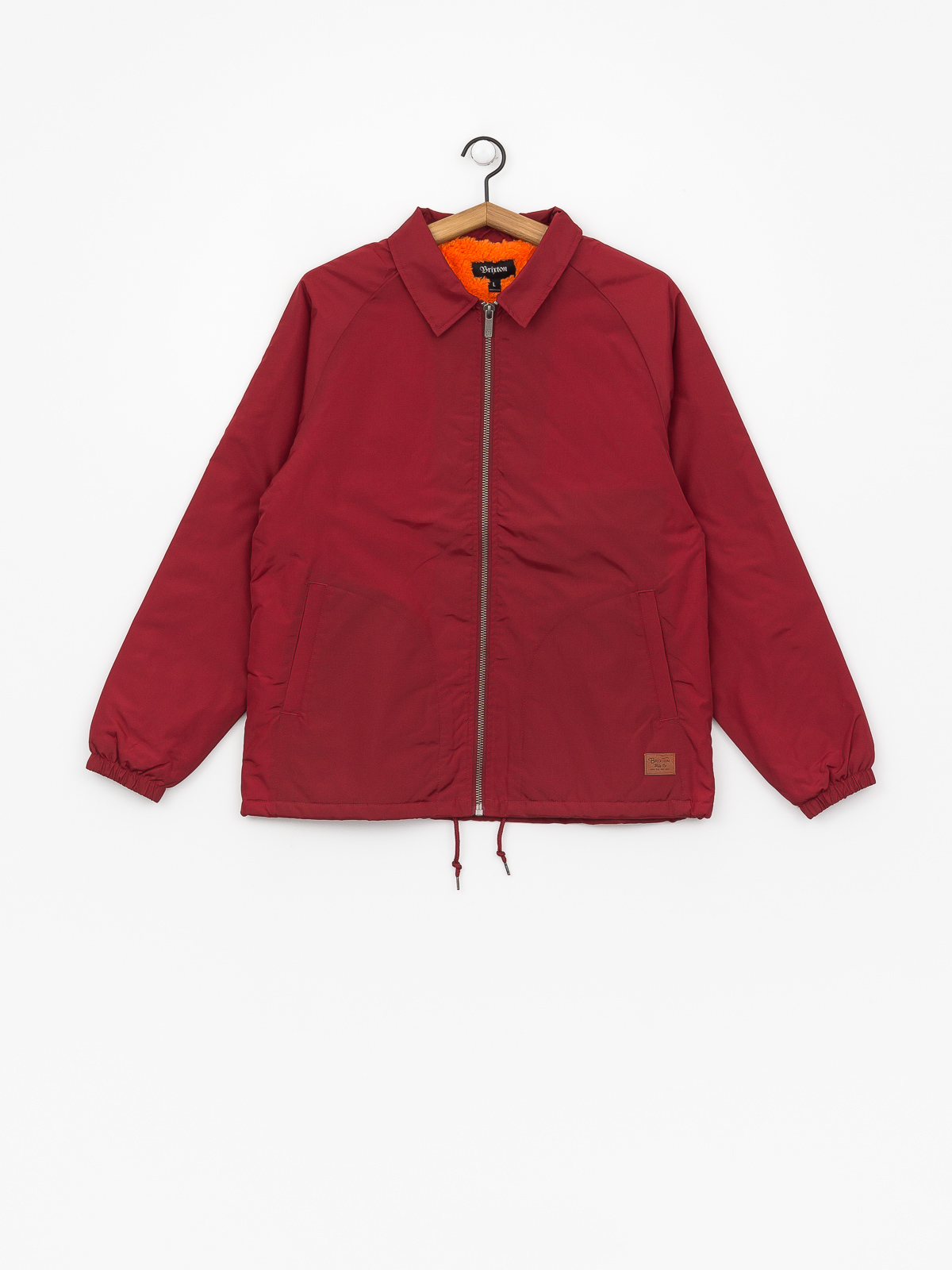 Kurtka Brixton Claxton Collar Sherpa (burgundy)