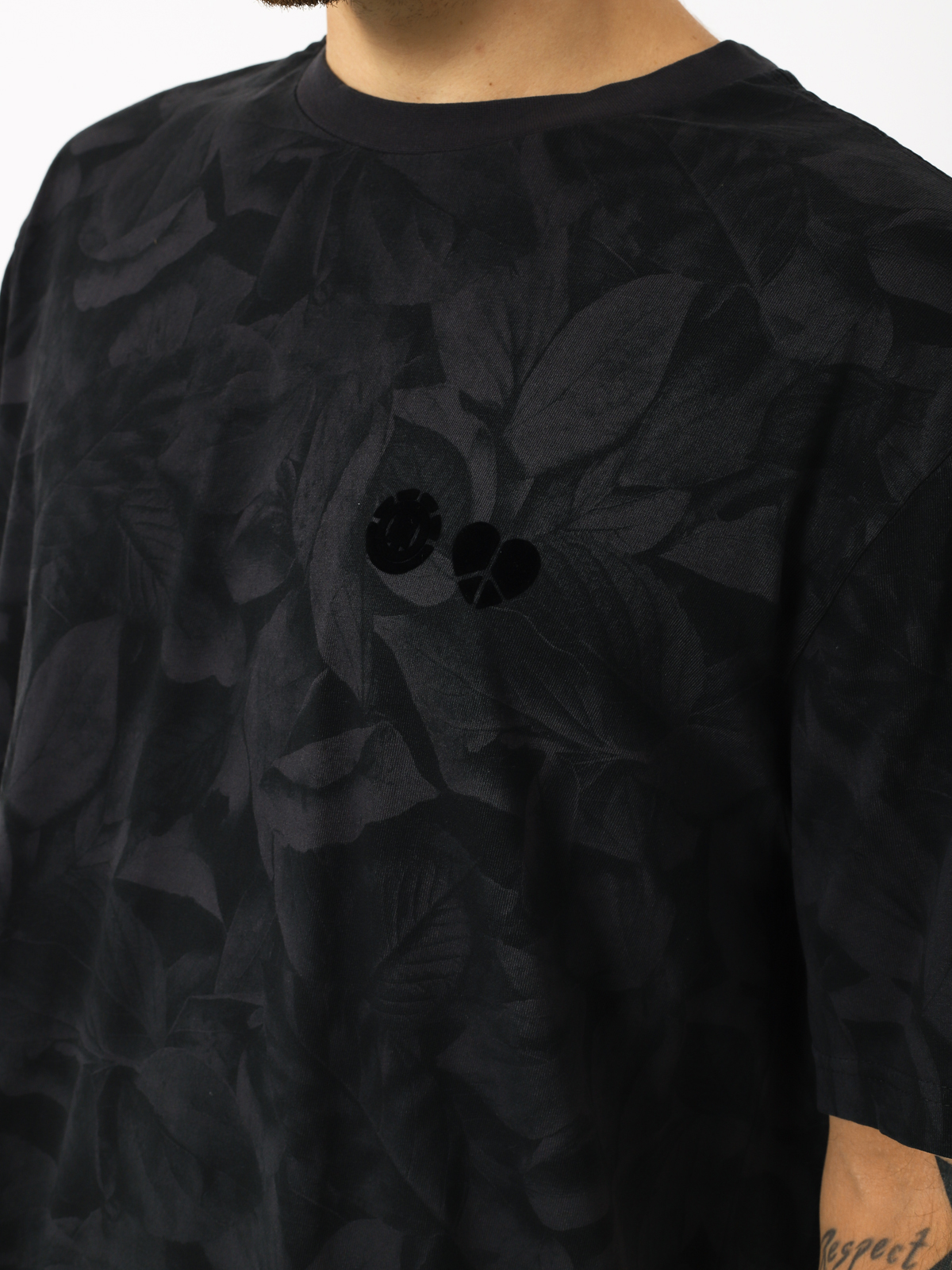 T-shirt Element Griffin Leaf Camo (flint black)