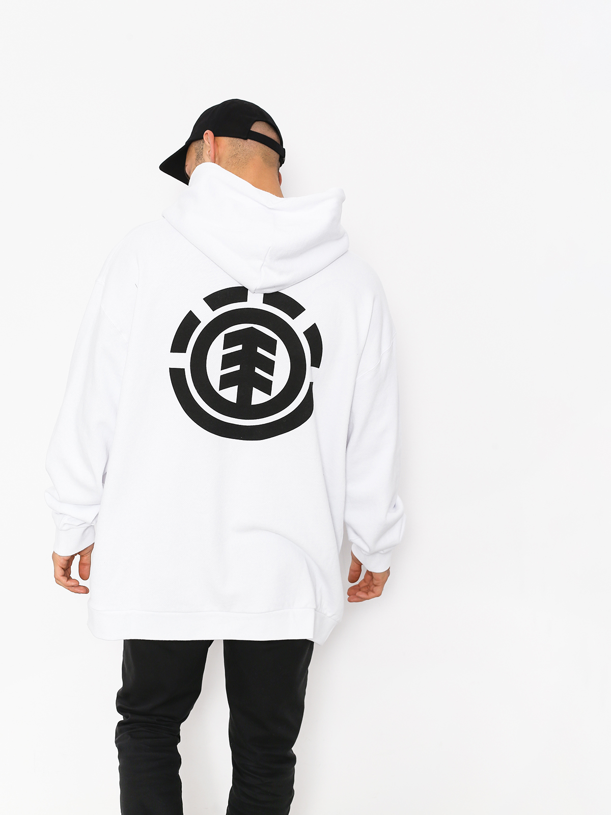 Bluza z kapturem Element Kh Smile Pop HD (optic white)