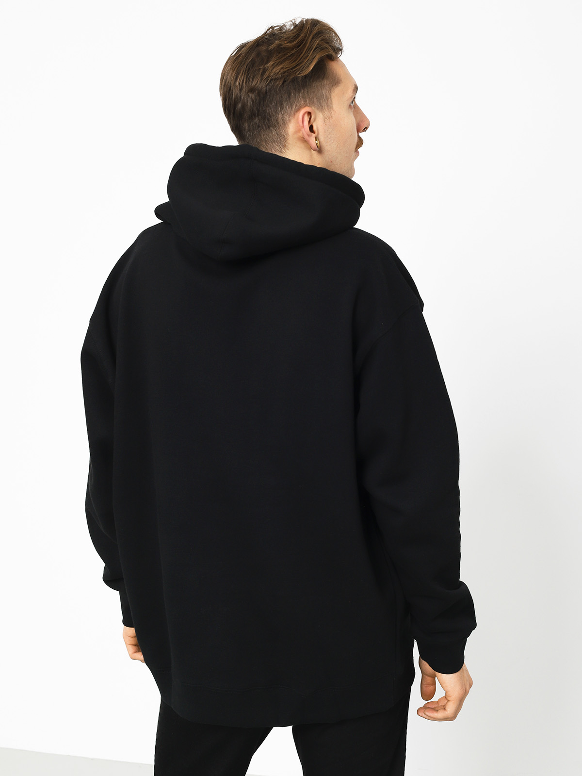 Bluza z kapturem Real Og Oval HD (black/white)