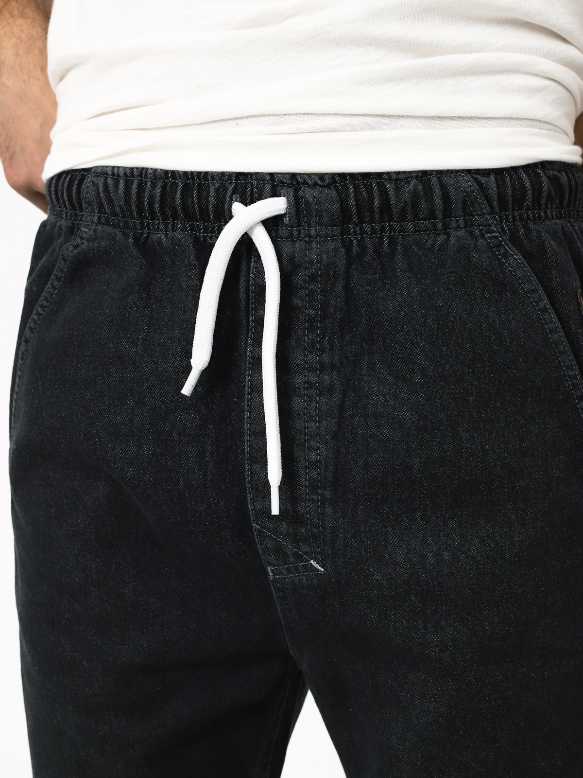 Spodnie MassDnm Truth Joggers Jeans Trap Fit (black rinse)