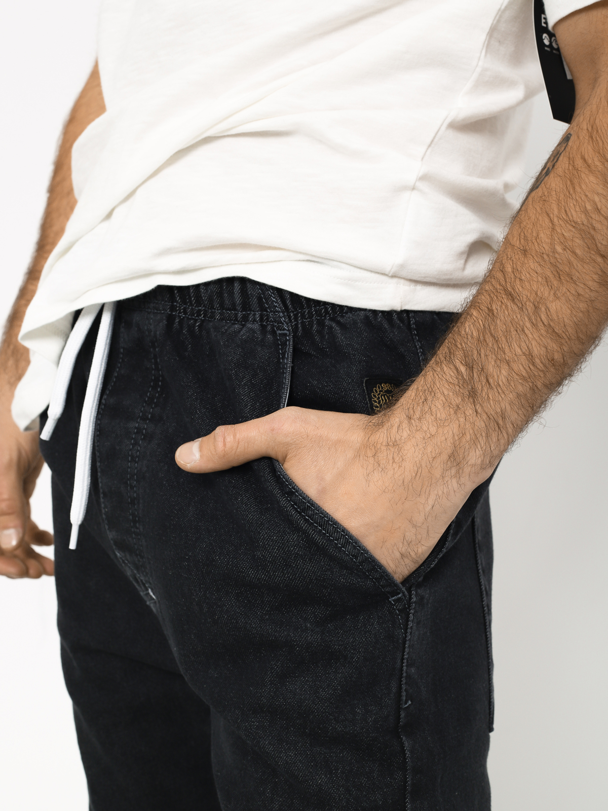 Spodnie MassDnm Truth Joggers Jeans Trap Fit (black rinse)