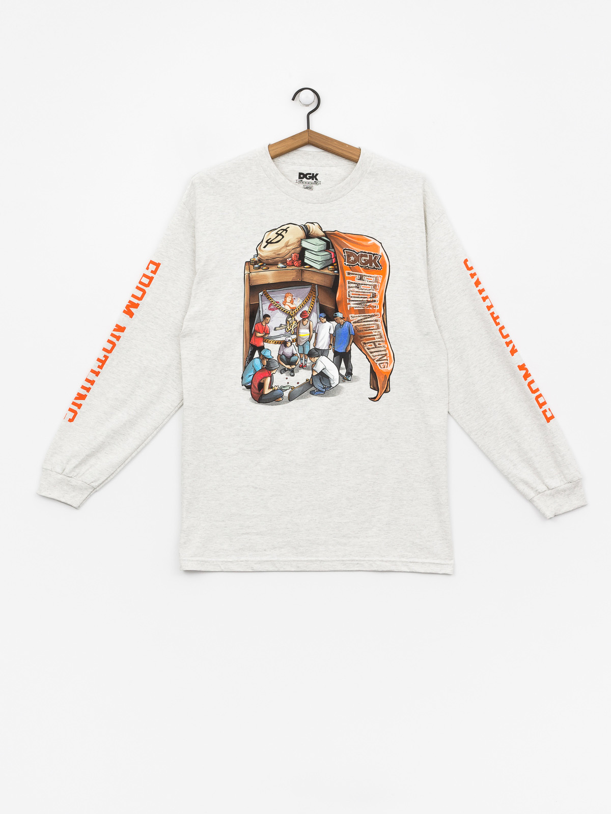 Longsleeve DGK Hard Knocks (ash)
