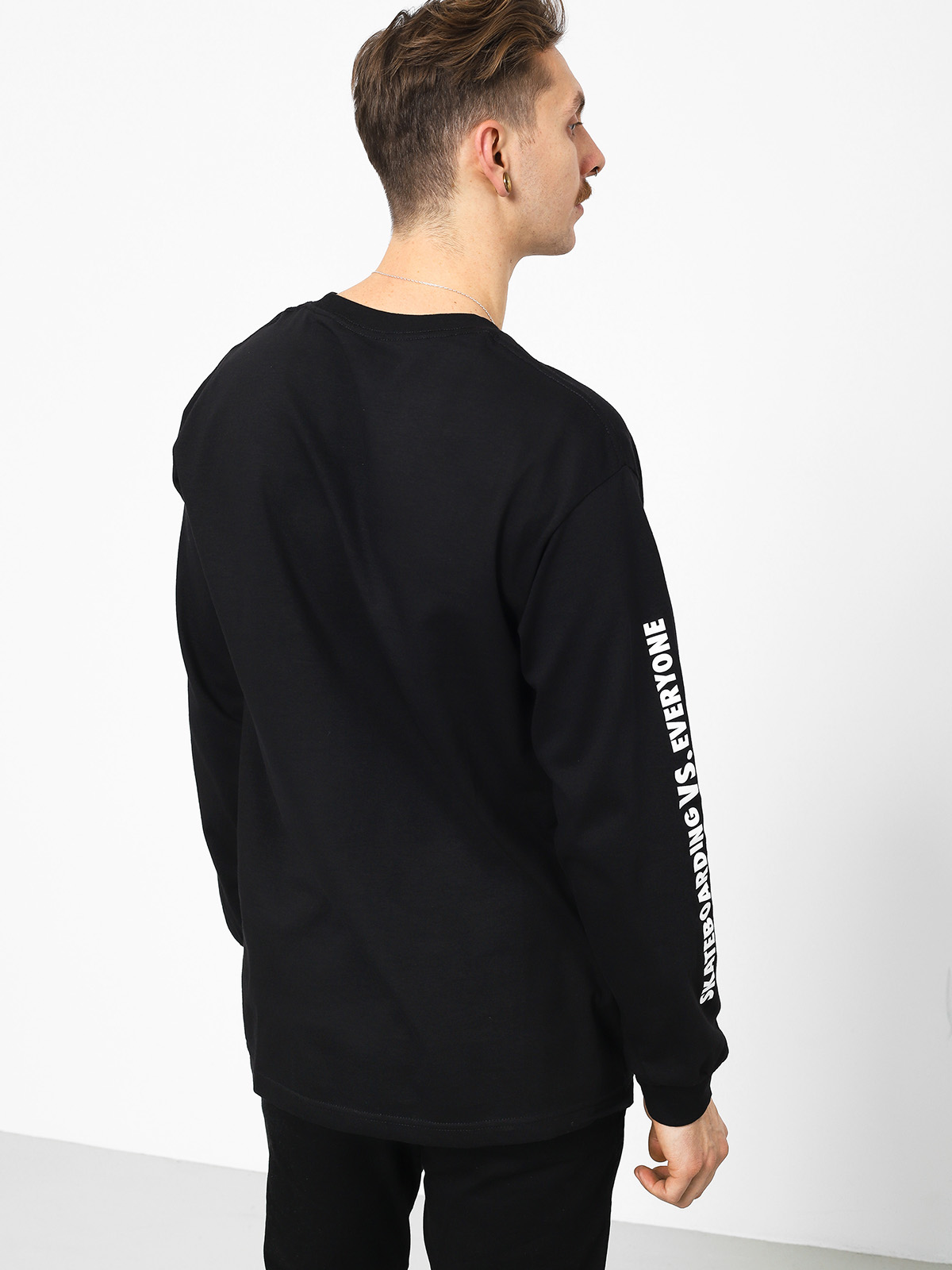 Longsleeve Real Evryne Ovl (black/white)